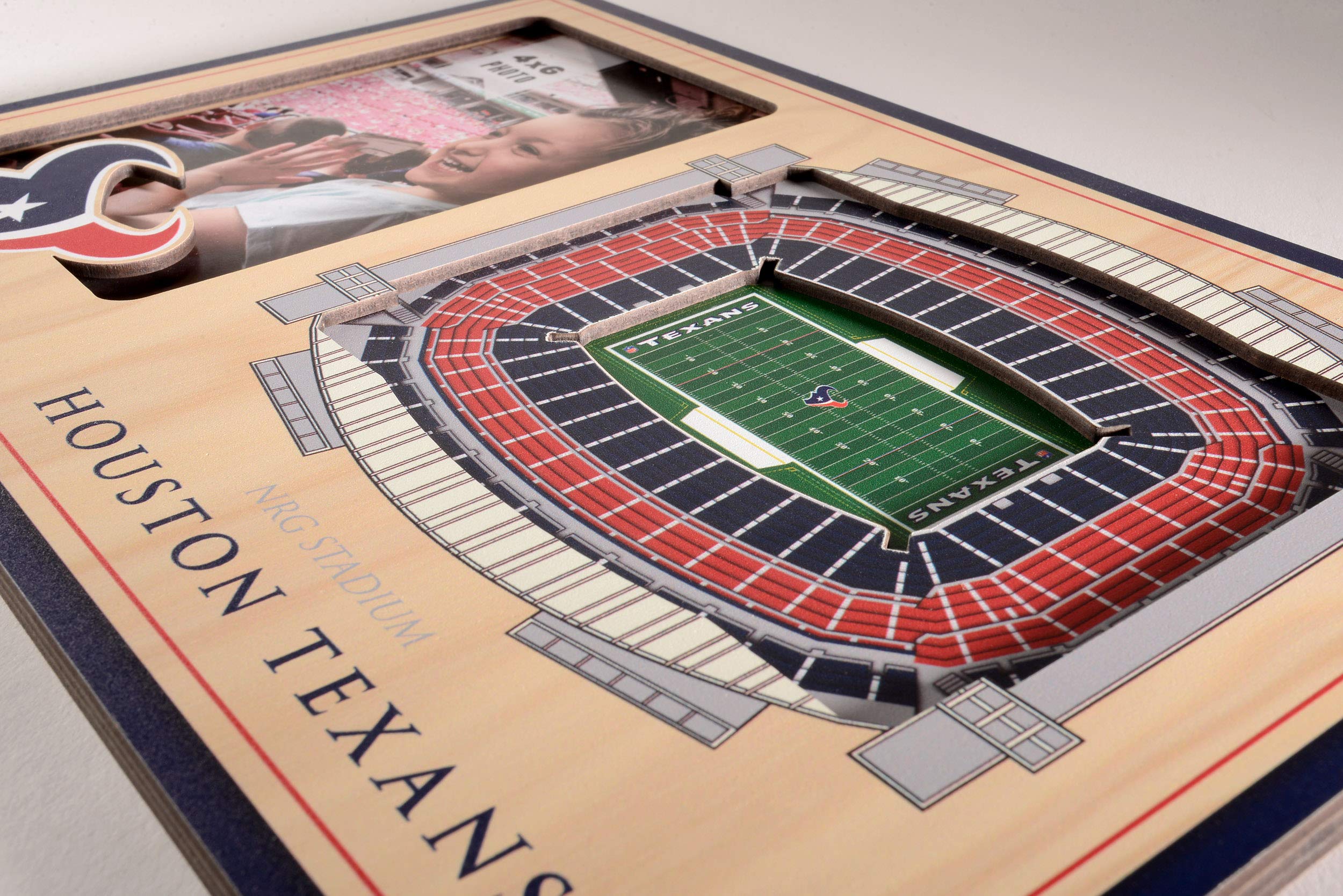 YouTheFan NFL Houston Texans 3D StadiumViews Picture Frame - Sports Collectibles, Sports Memorabilia, Sports Fan Shop, Sports Gifts