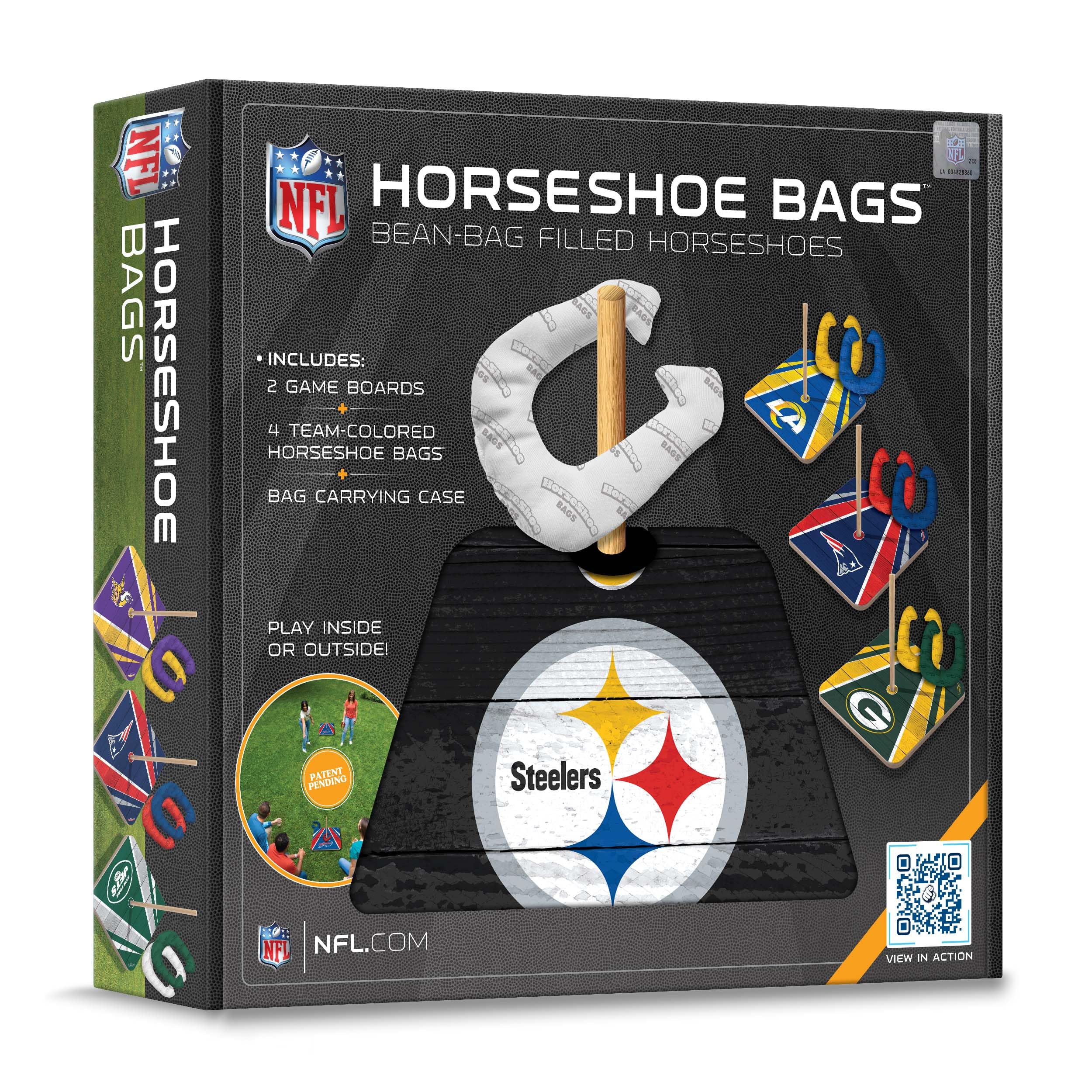 YouTheFan NFL Pittsburgh Steelers Horseshoe Bags Game - Sports Collectibles, Sports Memorabilia, Sports Fan Shop, Sports Gifts