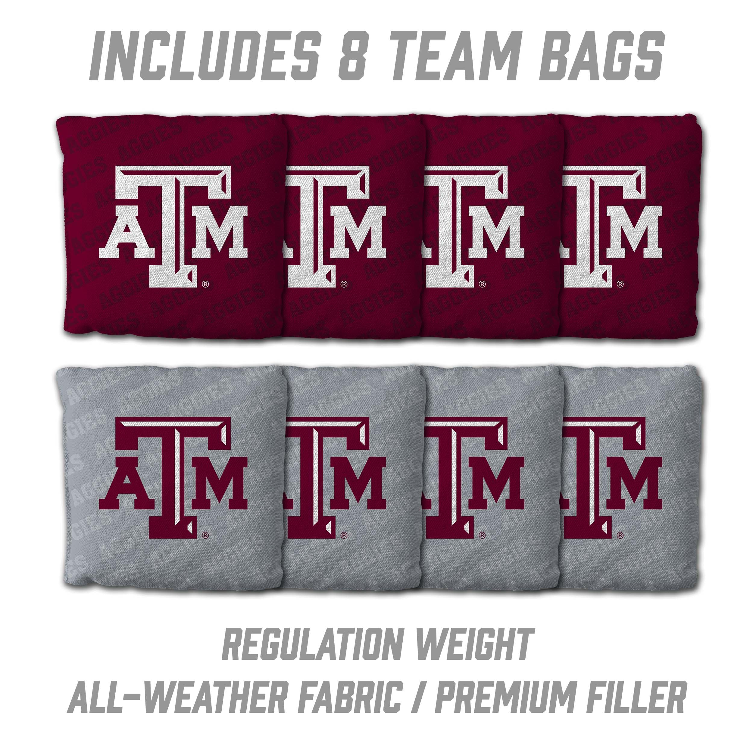 YouTheFan NCAA Texas A&M Aggies 2’ x 4’ Professional Wood Cornhole Game with Logo Bags - Sports Collectibles, Sports Memorabilia, Sports Fan Shop, Sports Gifts