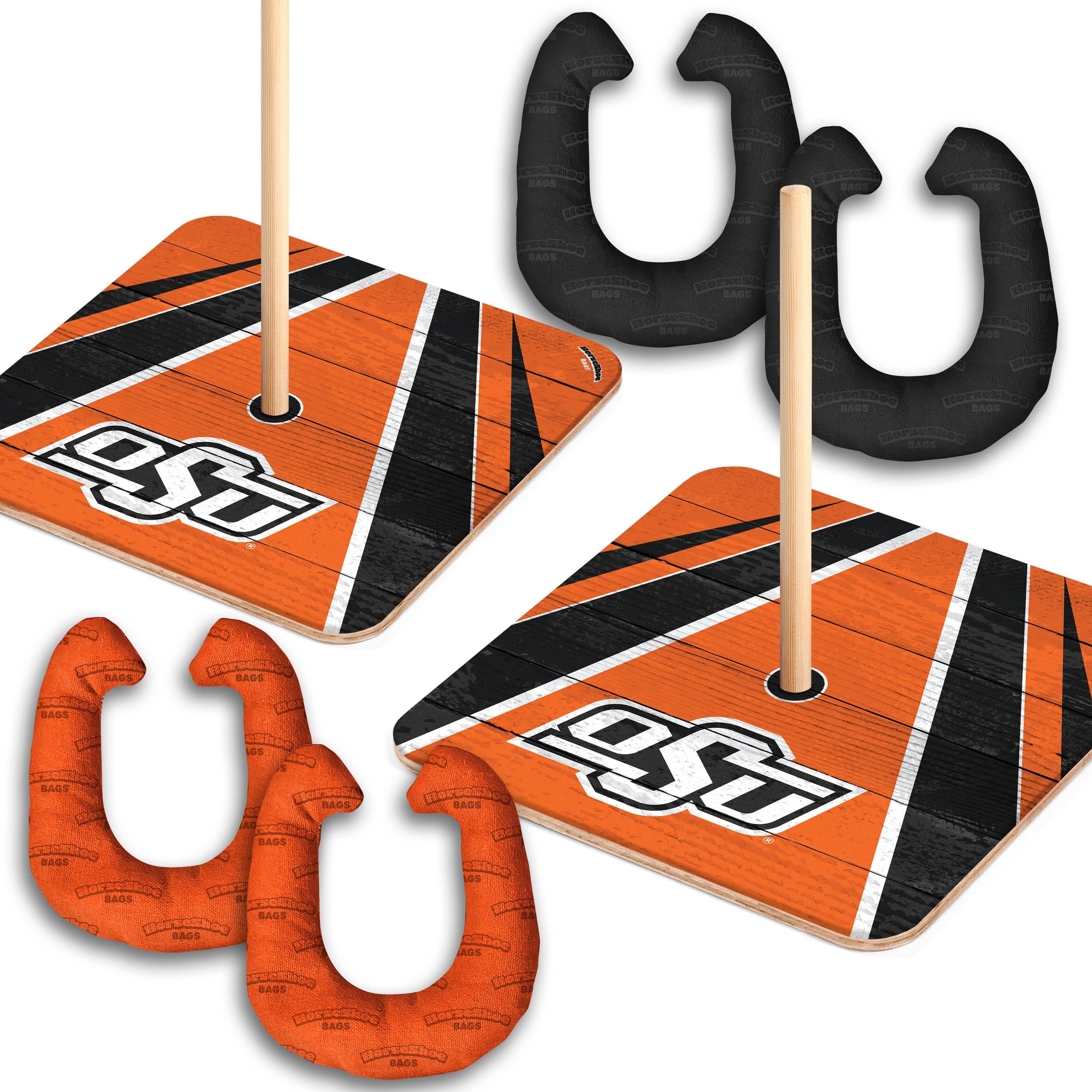 YouTheFan NCAA Oklahoma State Cowboys Horseshoe Bags - Sports Collectibles, Sports Memorabilia, Sports Fan Shop, Sports Gifts