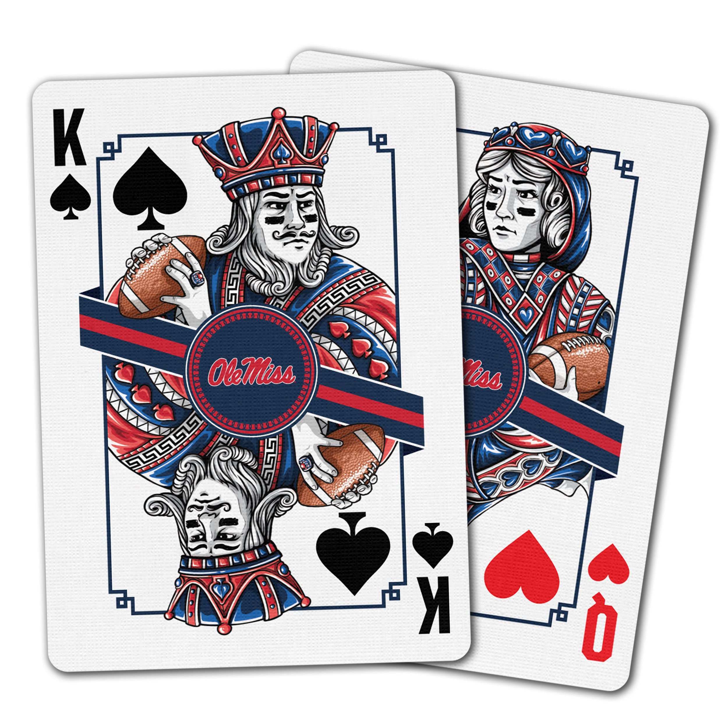 YouTheFan NCAA Mississippi Rebels Classic Series Playing Cards - Sports Collectibles, Sports Memorabilia, Sports Fan Shop, Sports Gifts