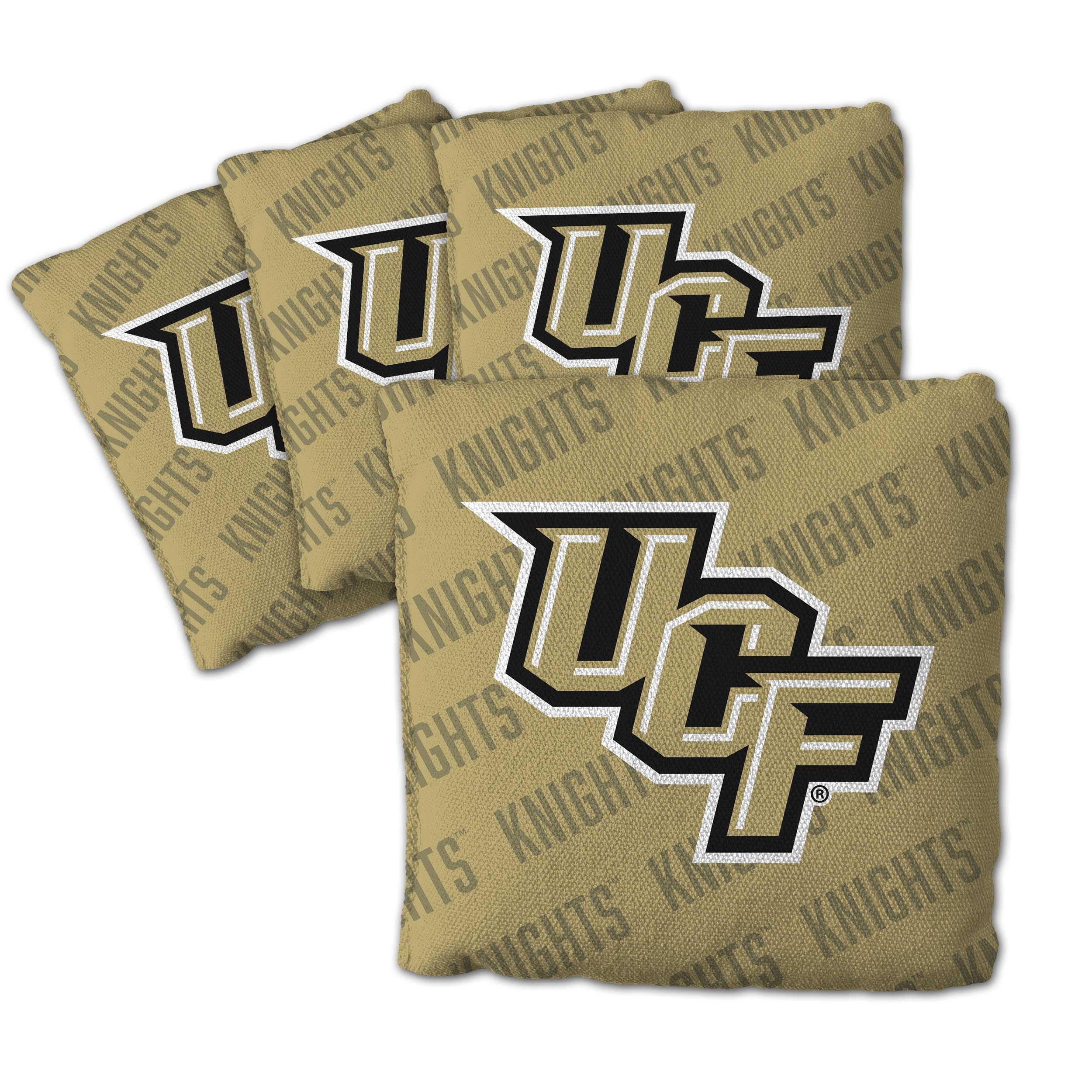 YouTheFan NCAA Central Florida Knights Cornhole Bags - 4PK - Gold - Sports Collectibles, Sports Memorabilia, Sports Fan Shop, Sports Gifts