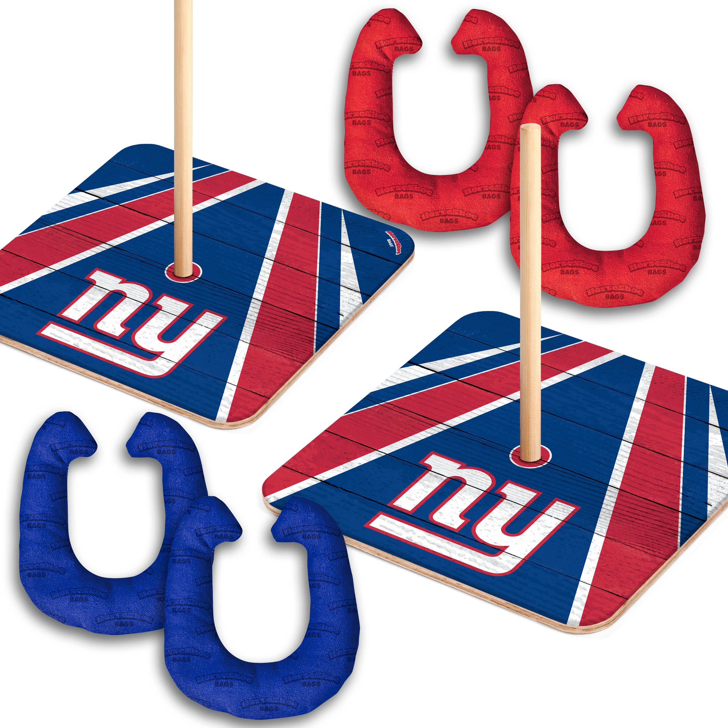 YouTheFan NFL New York Giants Horseshoe Bags Game - Sports Collectibles, Sports Memorabilia, Sports Fan Shop, Sports Gifts