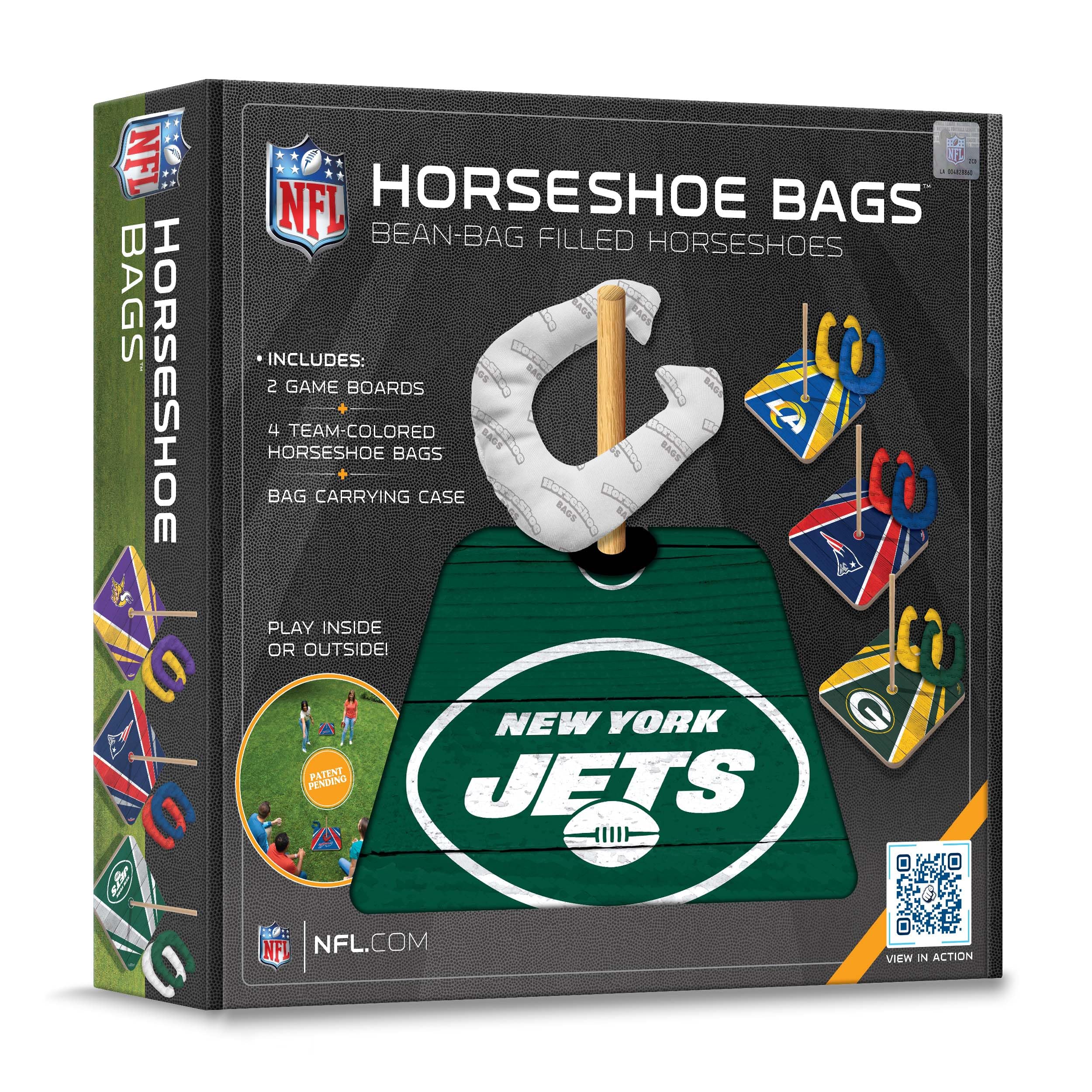 YouTheFan NFL New York Jets Horseshoe Bags Game - Sports Collectibles, Sports Memorabilia, Sports Fan Shop, Sports Gifts
