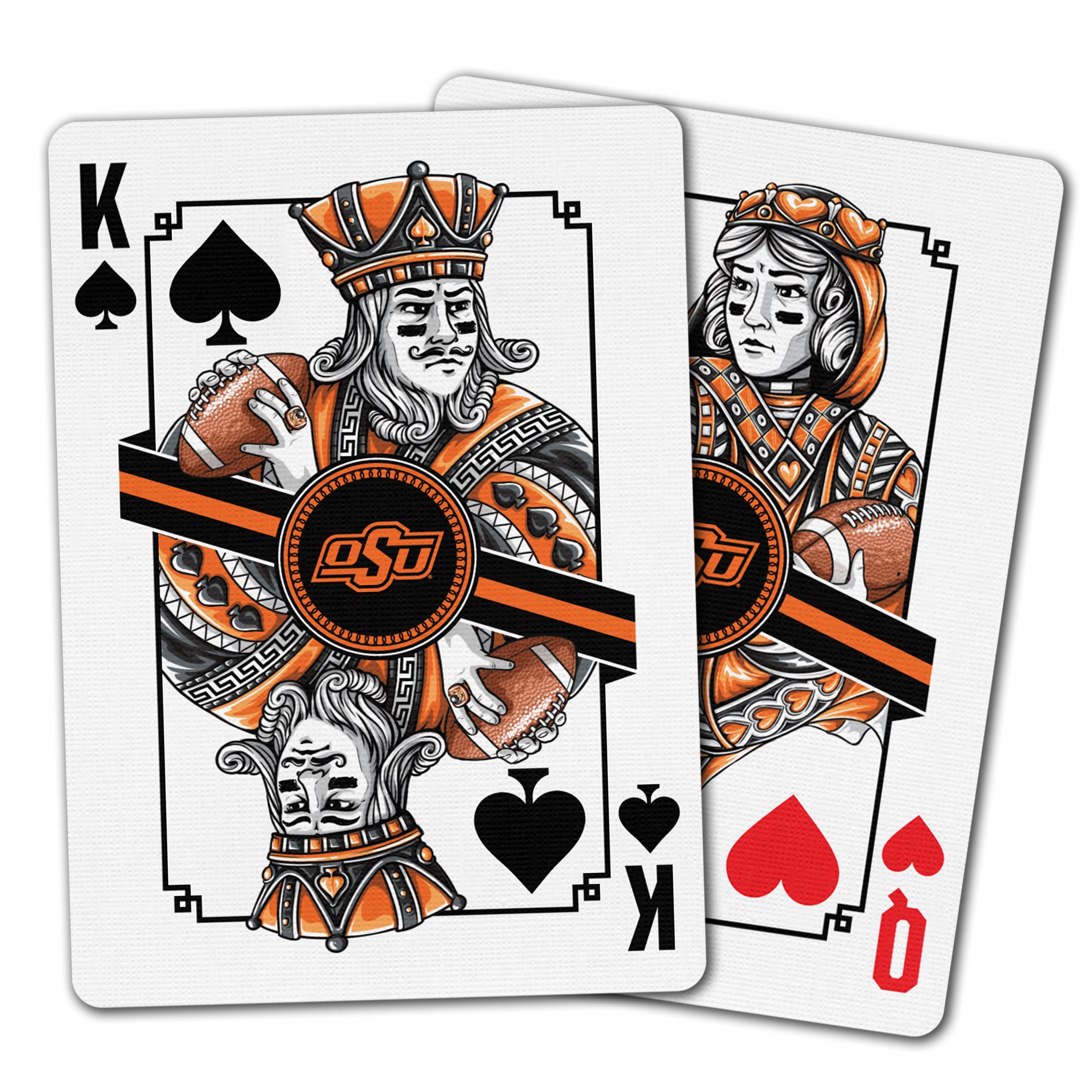 YouTheFan NCAA Oklahoma State Cowboys Classic Series Playing Cards, Team Colors - Sports Collectibles, Sports Memorabilia, Sports Fan Shop, Sports Gifts