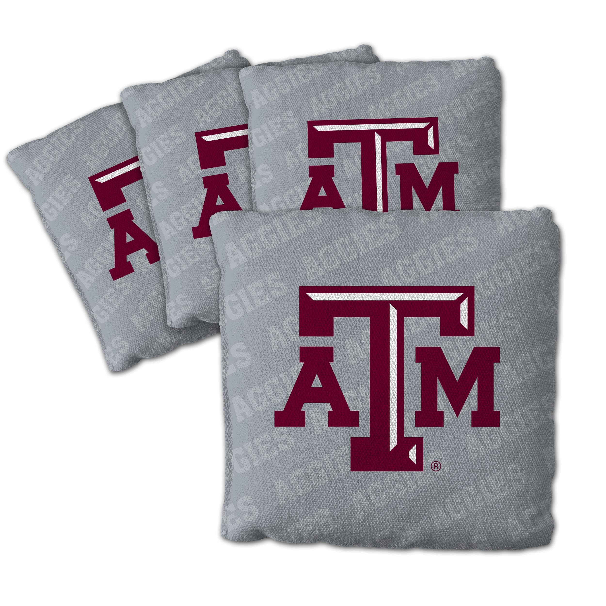 YouTheFan NCAA Texas A&M Aggies Cornhole Bags - 4PK - Grey - Sports Collectibles, Sports Memorabilia, Sports Fan Shop, Sports Gifts
