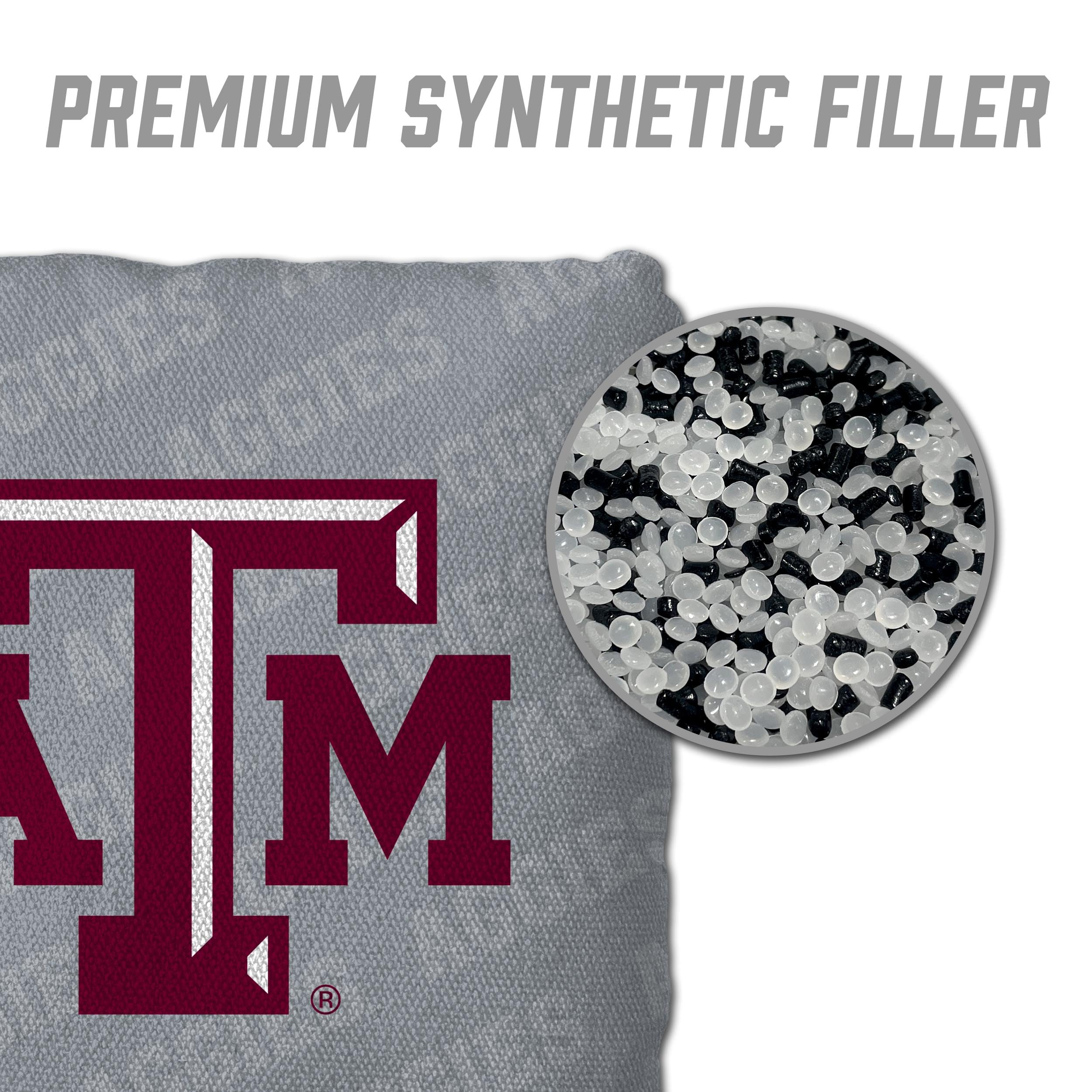 YouTheFan NCAA Texas A&M Aggies Cornhole Bags - 4PK - Grey - Sports Collectibles, Sports Memorabilia, Sports Fan Shop, Sports Gifts