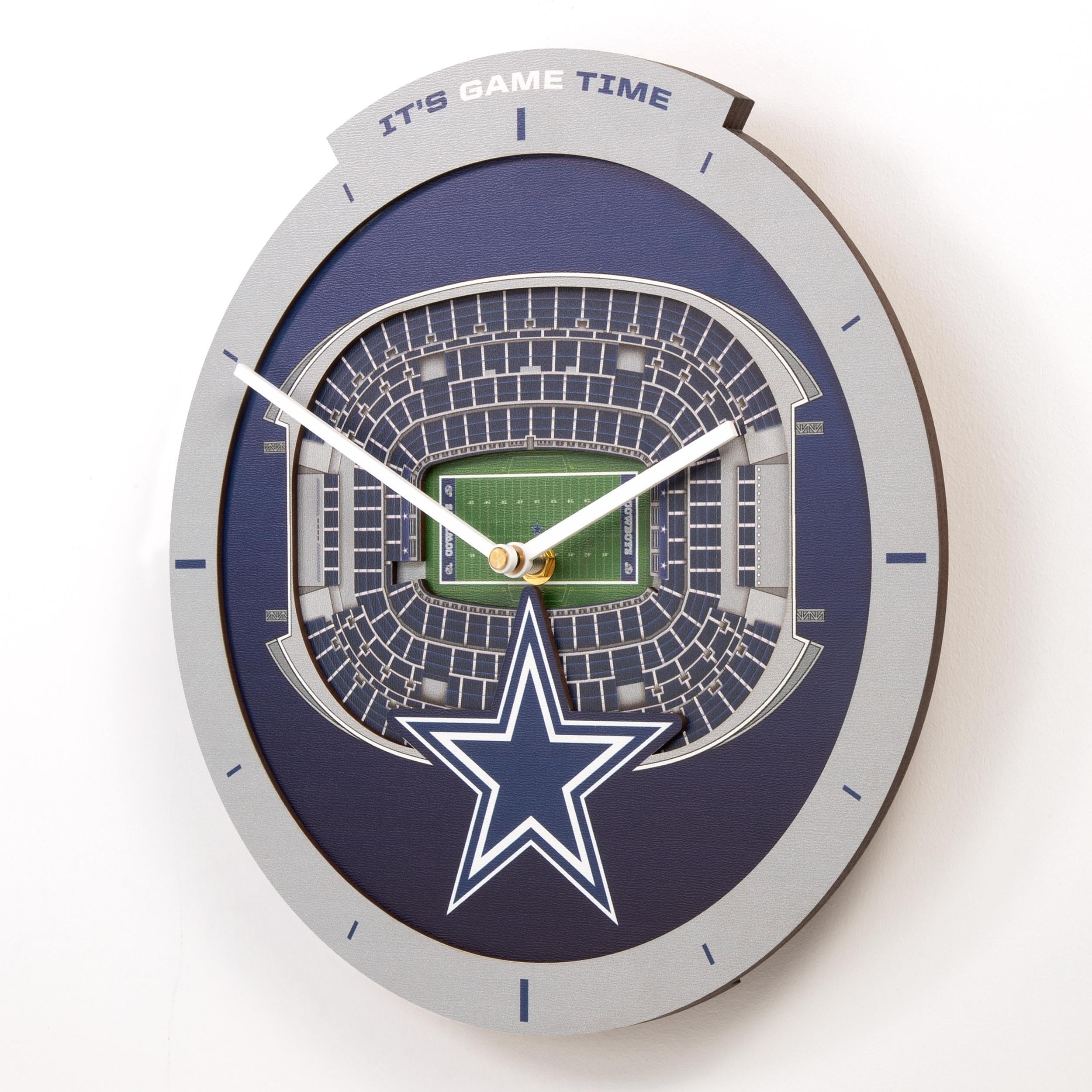 YouTheFan NFL Dallas Cowboys 3D StadiumView Clock - Sports Collectibles, Sports Memorabilia, Sports Fan Shop, Sports Gifts