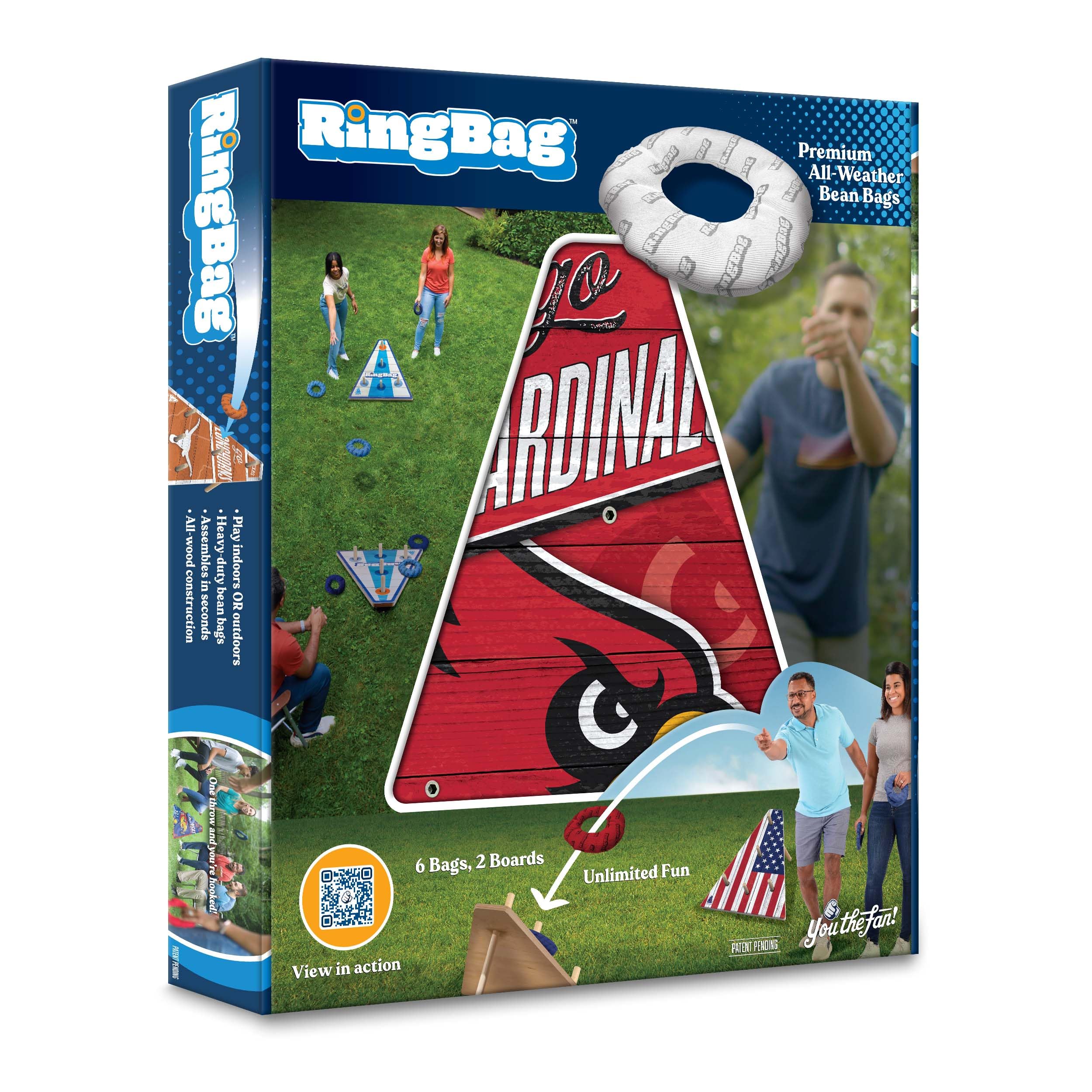 YouTheFan NCAA Louisville Cardinals RingBag - Sports Collectibles, Sports Memorabilia, Sports Fan Shop, Sports Gifts
