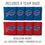 YouTheFan NFL Buffalo Bills 2’ x 3’ Wood Cornhole Game with Logo Bags - Sports Collectibles, Sports Memorabilia, Sports Fan Shop, Sports Gifts