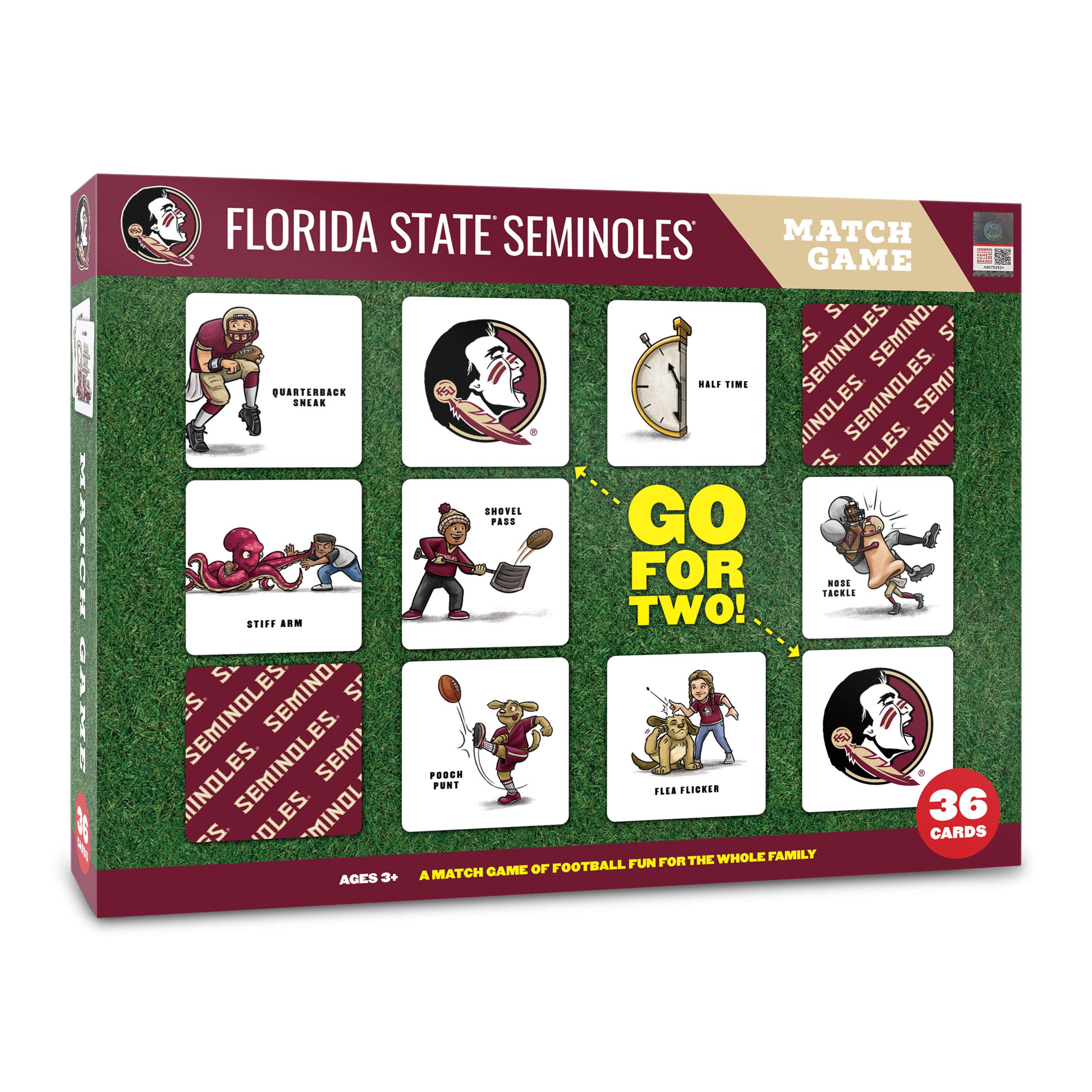 YouTheFan NCAA Florida State Licensed Memory Match Game - Sports Collectibles, Sports Memorabilia, Sports Fan Shop, Sports Gifts
