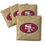YouTheFan NFL San Francisco 49ers Cornhole Bags - 4PK - Gold - Sports Collectibles, Sports Memorabilia, Sports Fan Shop, Sports Gifts