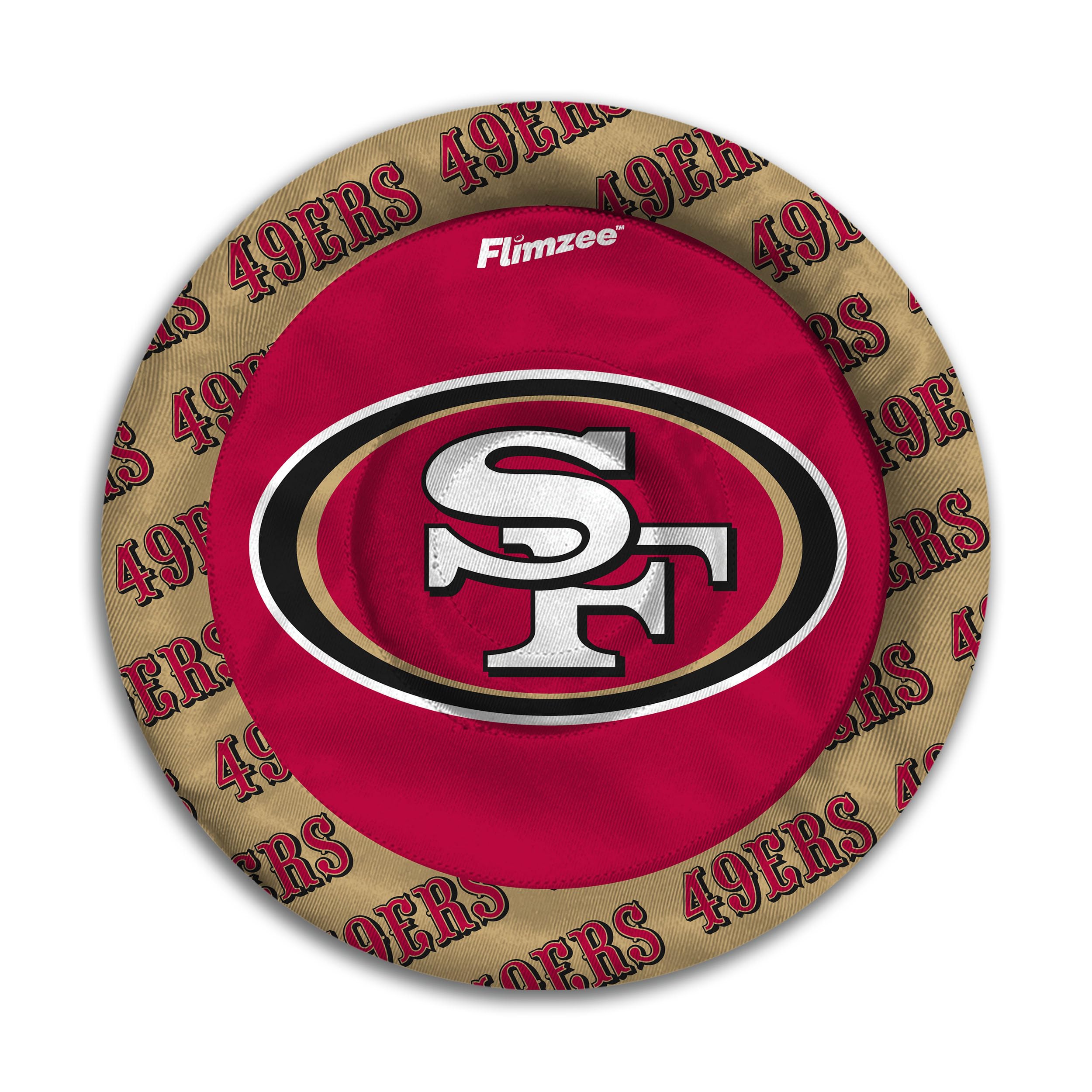 YouTheFan NFL San Francisco 49ers Flimzee Bean-Bag Flying Disc - Sports Collectibles, Sports Memorabilia, Sports Fan Shop, Sports Gifts