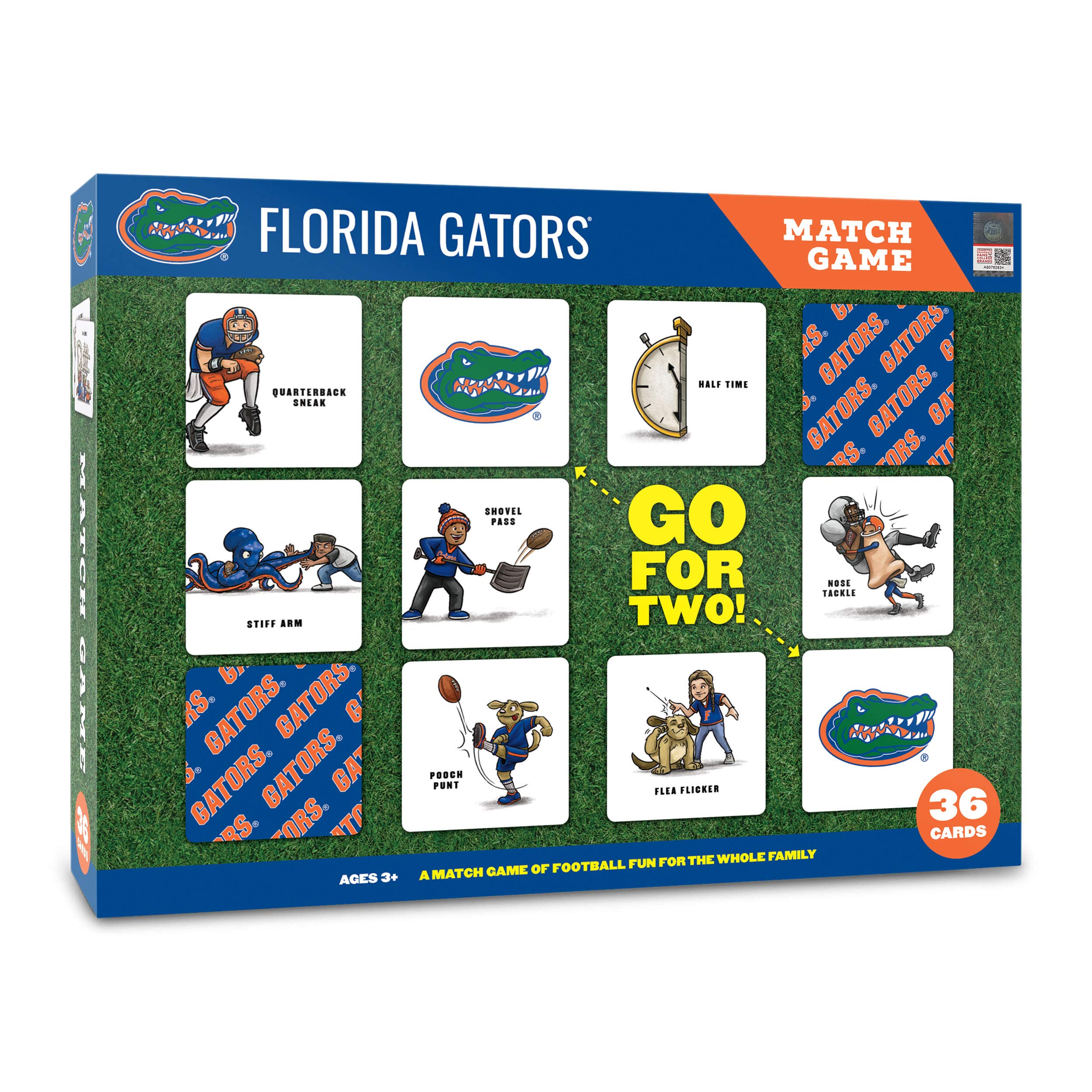 YouTheFan Memory Match YouTheFan NCAA Memory Match Game, Team Colors, Medium US - Sports Collectibles, Sports Memorabilia, Sports Fan Shop, Sports Gifts