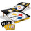 YouTheFan NFL Pittsburgh Steelers 2’ x 3’ Wood Cornhole Game with Logo Bags - Sports Collectibles, Sports Memorabilia, Sports Fan Shop, Sports Gifts