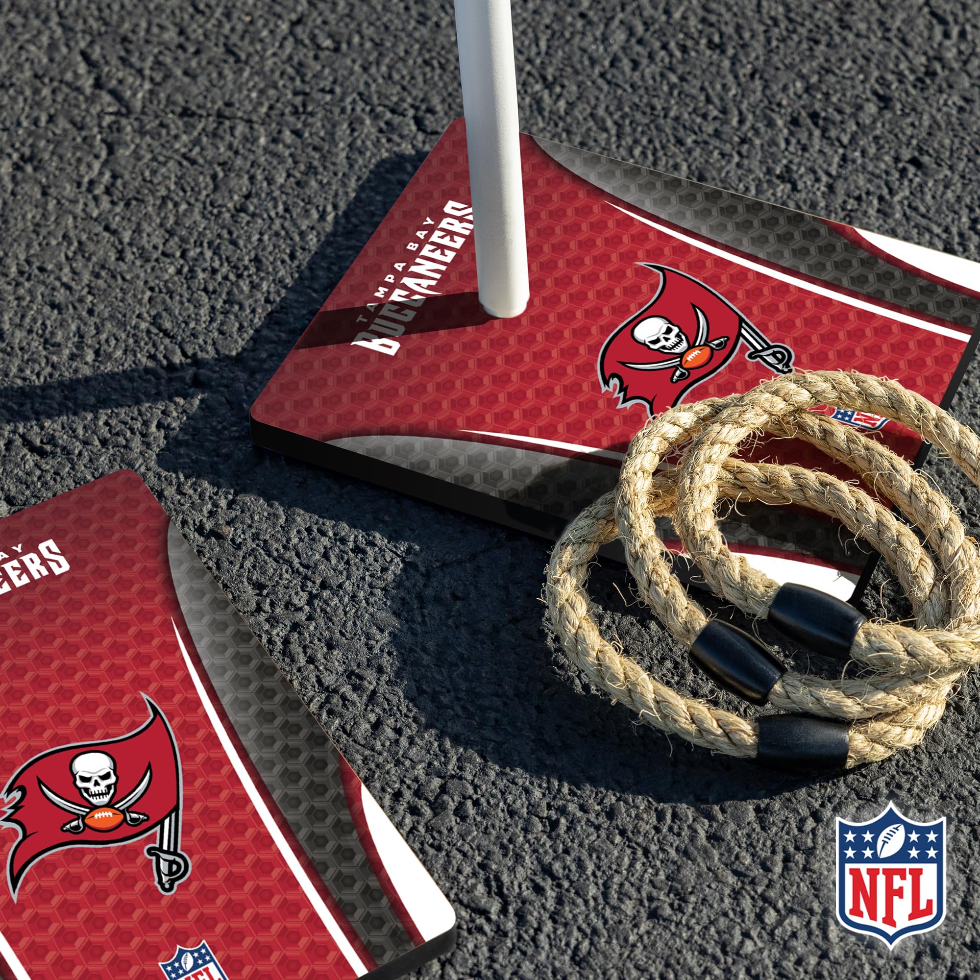 Wild Sports NFL Quoits Set with Direct Print HD Team Graphics – Tailgate Ring Toss Game – Great Gift for Any Football Fan! Ring Toss Family Outdoor Games for The Beach, BBQ, or Tailgate Party - Sports Collectibles, Sports Memorabilia, Sports Fan Shop, Sports Gifts