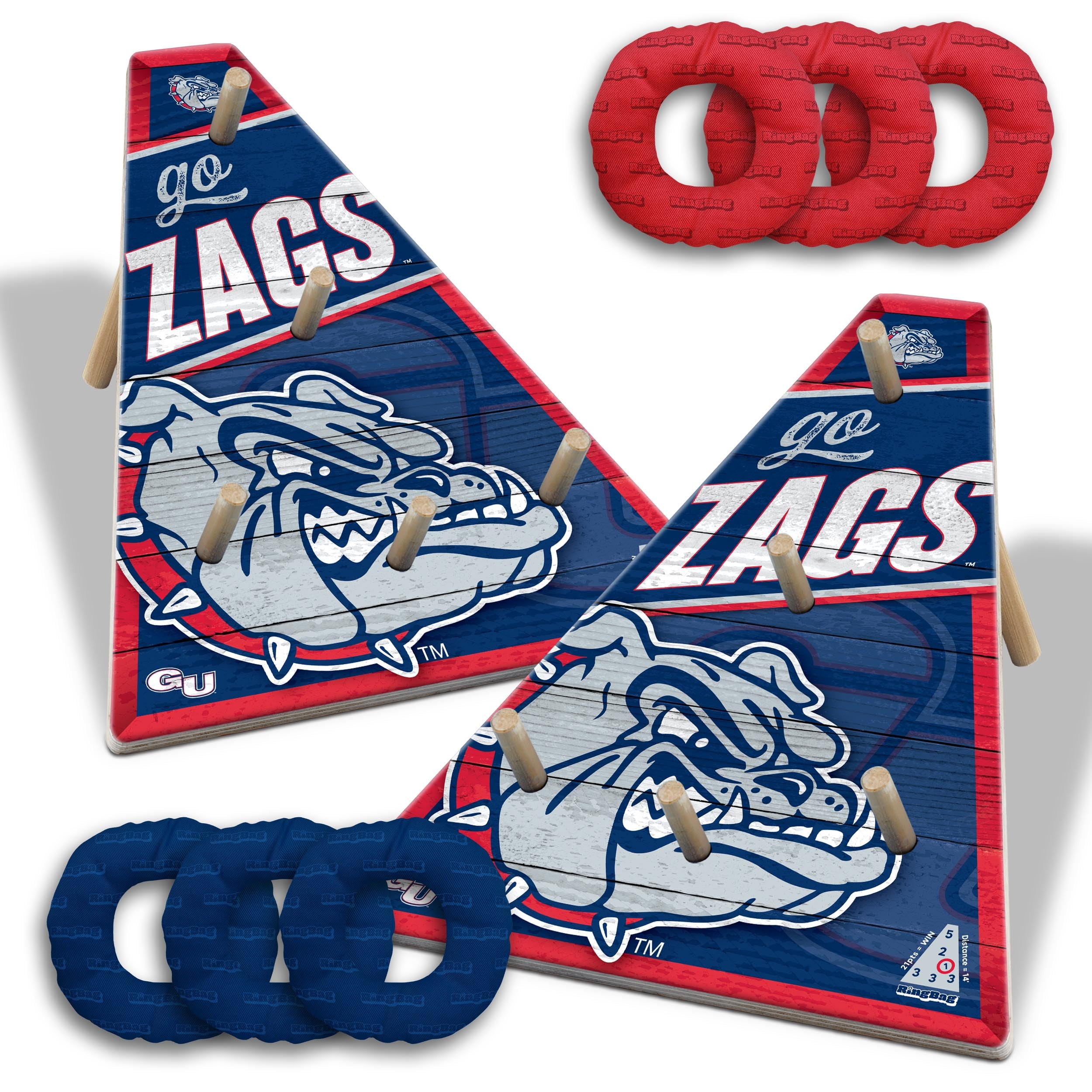 YouTheFan NCAA Gonzaga Bulldogs RingBag - Sports Collectibles, Sports Memorabilia, Sports Fan Shop, Sports Gifts