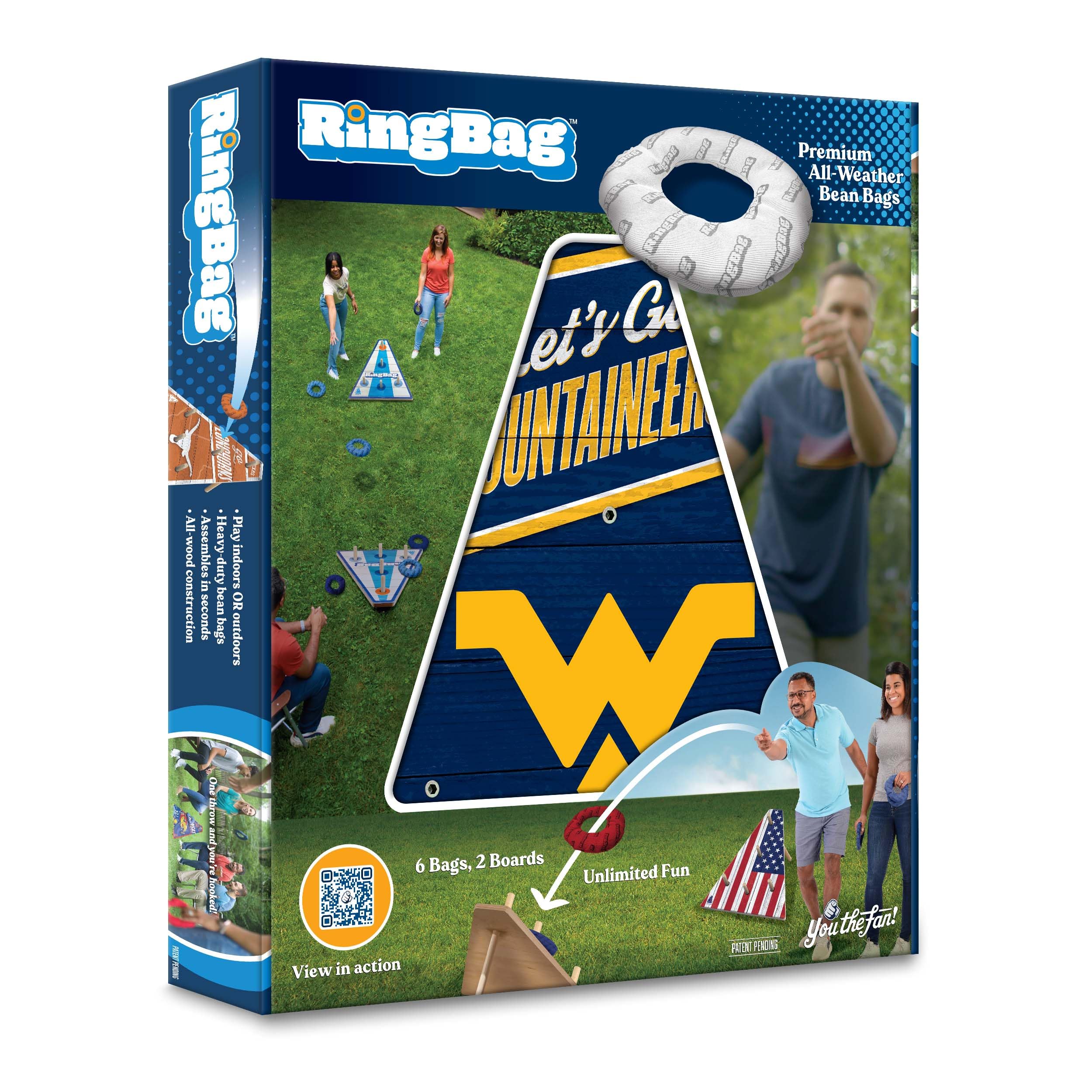YouTheFan NCAA West Virginia Mountaineers RingBag - Sports Collectibles, Sports Memorabilia, Sports Fan Shop, Sports Gifts