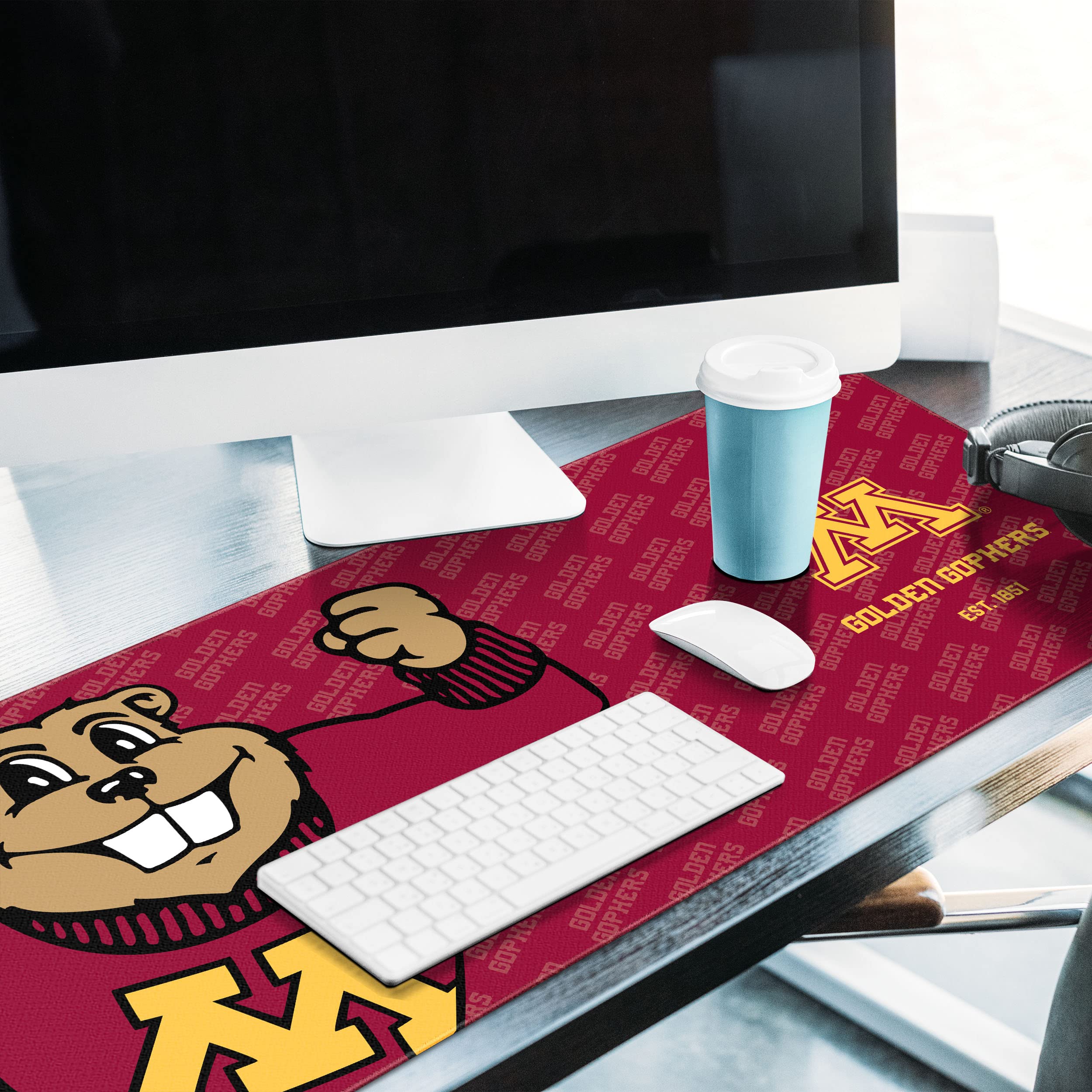 YouTheFan NCAA Minnesota Golden Gophers Logo Series Desk Pad - Sports Collectibles, Sports Memorabilia, Sports Fan Shop, Sports Gifts
