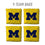 YouTheFan NCAA Michigan Wolverines Cornhole Bags - 4PK - Yellow - Sports Collectibles, Sports Memorabilia, Sports Fan Shop, Sports Gifts