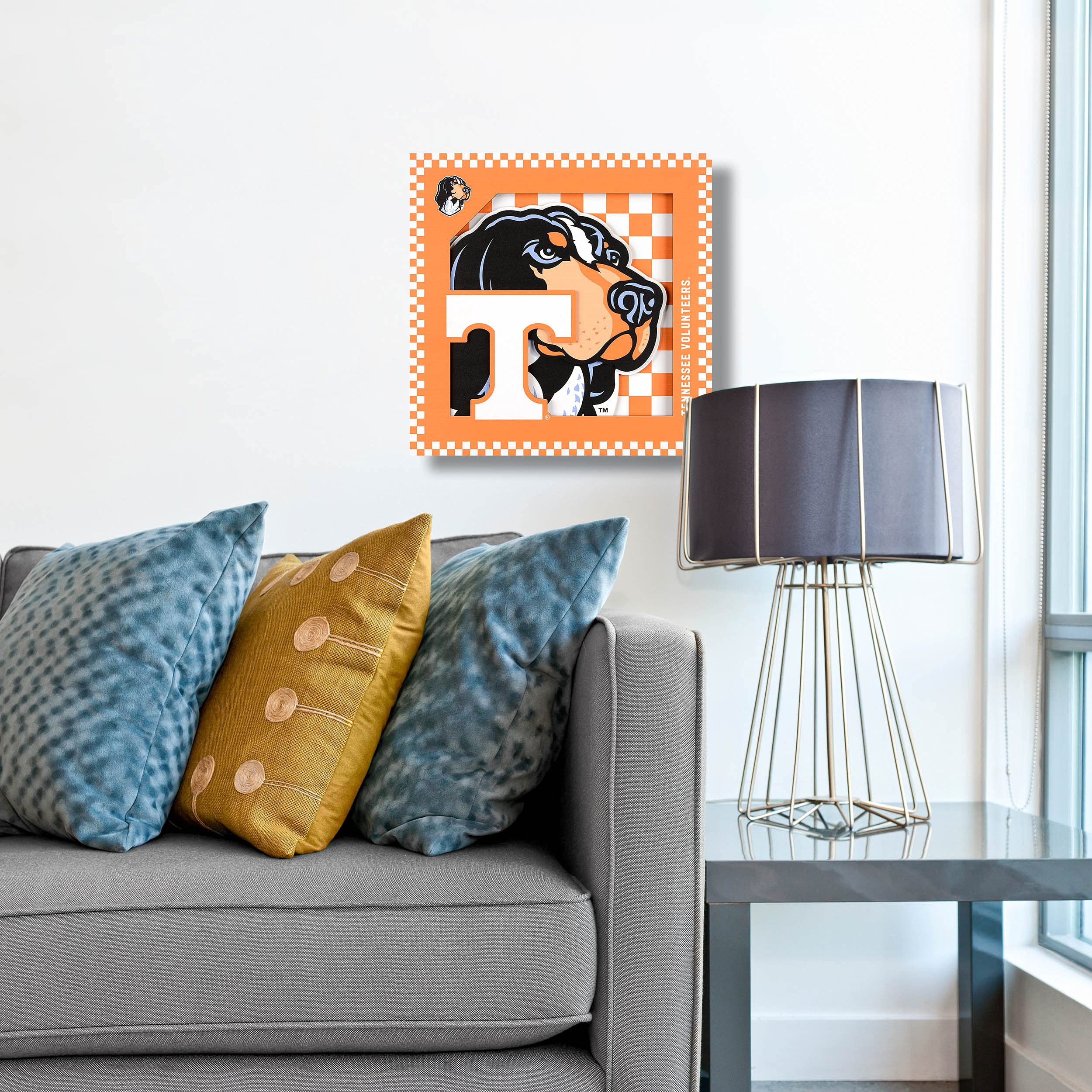 YouTheFan NCAA Tennessee Volunteers 3D Logo Series Wall Art - 12x12 - Sports Collectibles, Sports Memorabilia, Sports Fan Shop, Sports Gifts