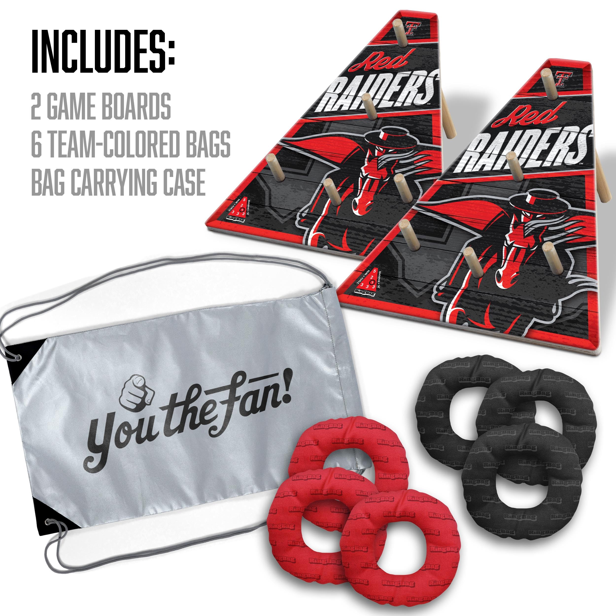 YouTheFan NCAA Texas Tech Red Raiders RingBag - Sports Collectibles, Sports Memorabilia, Sports Fan Shop, Sports Gifts