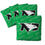 YouTheFan NCAA North Dakota Fighting Hawk Cornhole Bags - 4PK - Green - Sports Collectibles, Sports Memorabilia, Sports Fan Shop, Sports Gifts