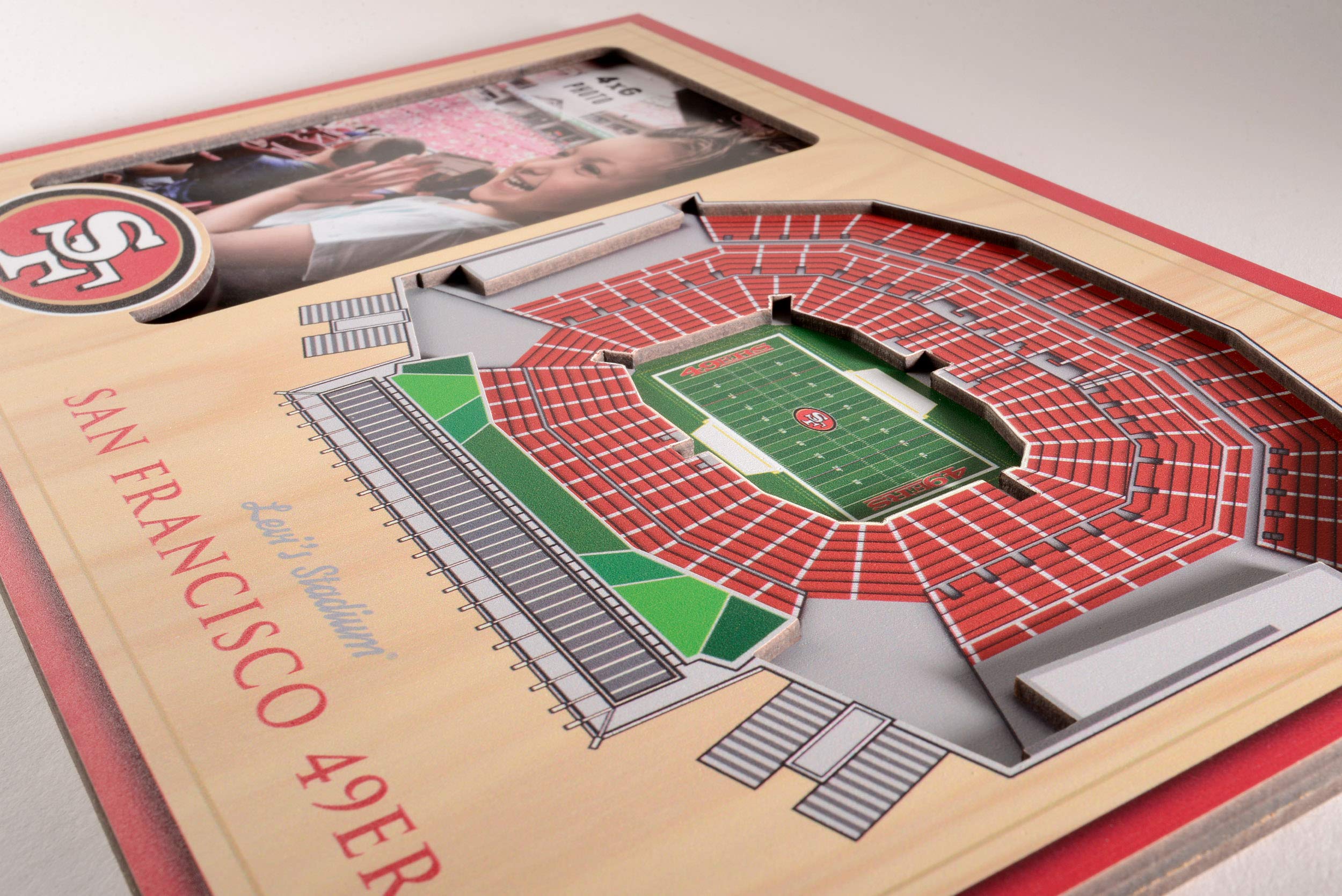 YouTheFan NFL San Francisco 49ers 3D StadiumViews Picture Frame - Sports Collectibles, Sports Memorabilia, Sports Fan Shop, Sports Gifts