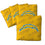 YouTheFan NFL Los Angeles Chargers Cornhole Bags - 4PK - Yellow - Sports Collectibles, Sports Memorabilia, Sports Fan Shop, Sports Gifts