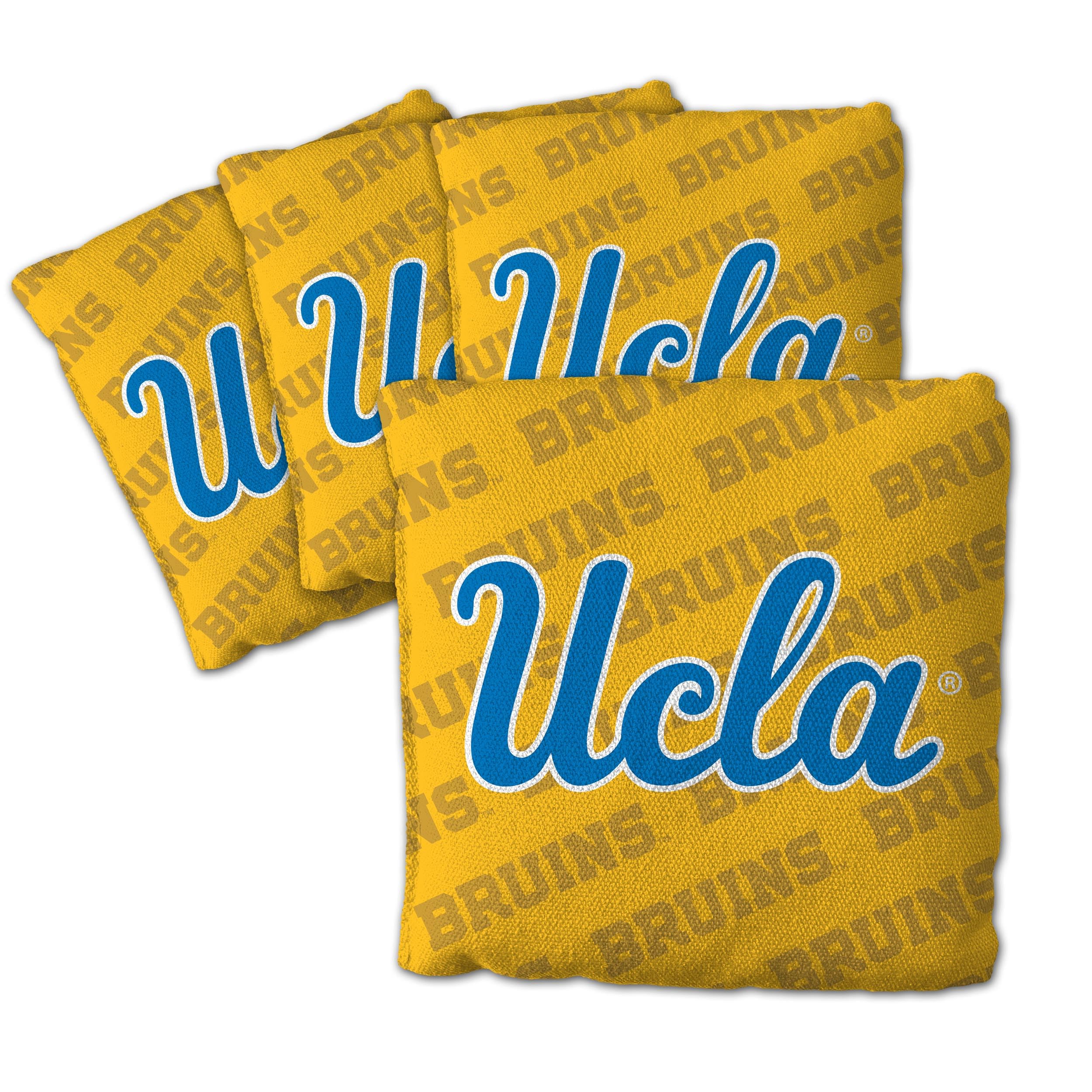 YouTheFan NCAA UCLA Bruins Cornhole Bags - 4PK - Yellow - Sports Collectibles, Sports Memorabilia, Sports Fan Shop, Sports Gifts