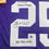 Framed Autographed/Signed Justin Vincent 35x39 LSU Purple College Football Jersey Beckett BAS COA