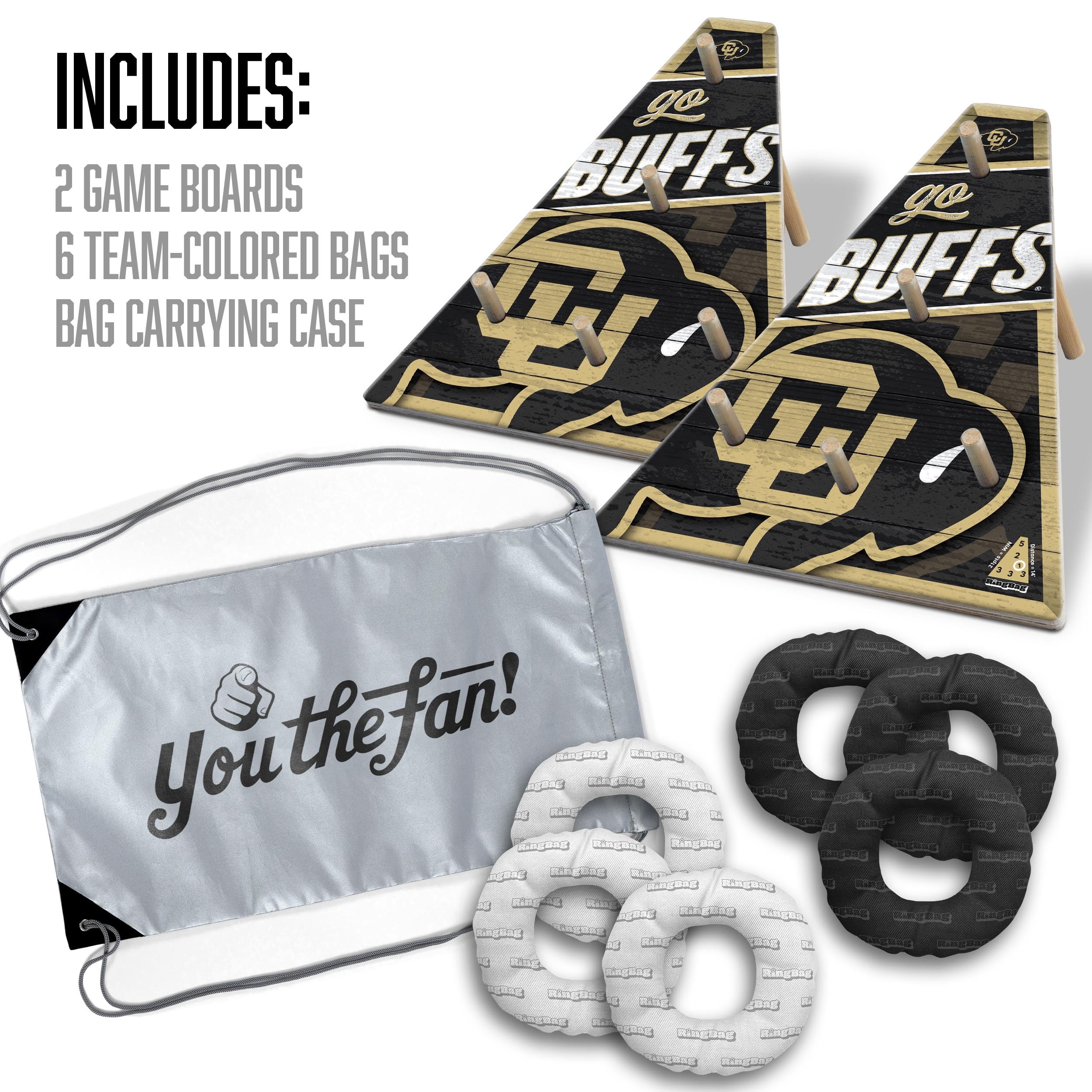 YouTheFan NCAA Colorado Buffaloes RingBag - Sports Collectibles, Sports Memorabilia, Sports Fan Shop, Sports Gifts