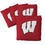 YouTheFan NCAA Wisconsin Badgers - Cornhole Bags - 4PK - Red - Sports Collectibles, Sports Memorabilia, Sports Fan Shop, Sports Gifts