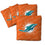 YouTheFan NFL Miami Dolphins Cornhole Bags - 4PK - Orange - Sports Collectibles, Sports Memorabilia, Sports Fan Shop, Sports Gifts