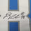 Framed Autographed/Signed D.J. DJ Reader 35x39 Detroit Blue Football Jersey Beckett BAS COA