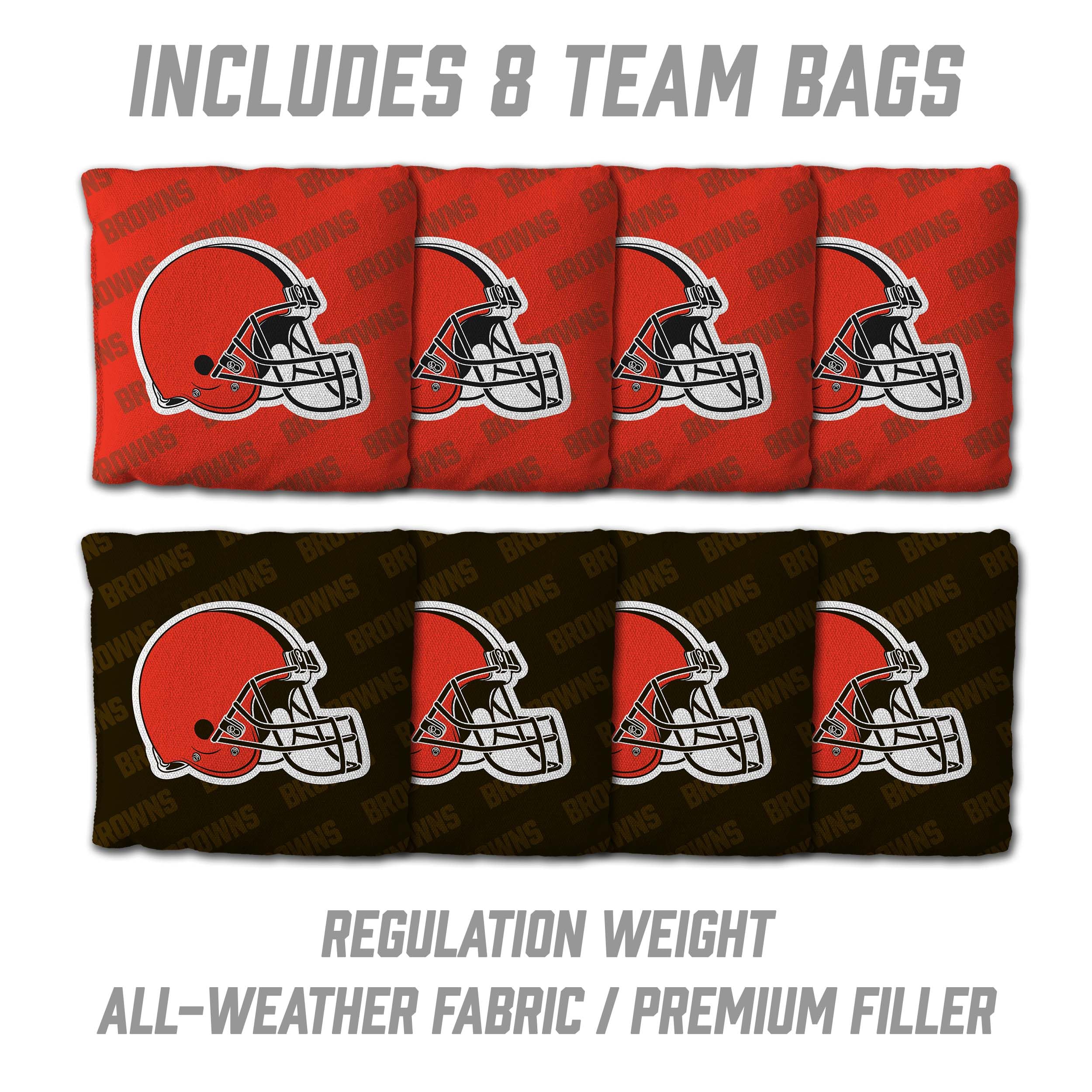 YouTheFan NFL Cleveland Browns 2’ x 3’ Wood Cornhole Game with Logo Bags - Sports Collectibles, Sports Memorabilia, Sports Fan Shop, Sports Gifts