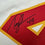 Framed Autographed/Signed Tony Richardson 35x39 Kansas City White Football Jersey JSA COA