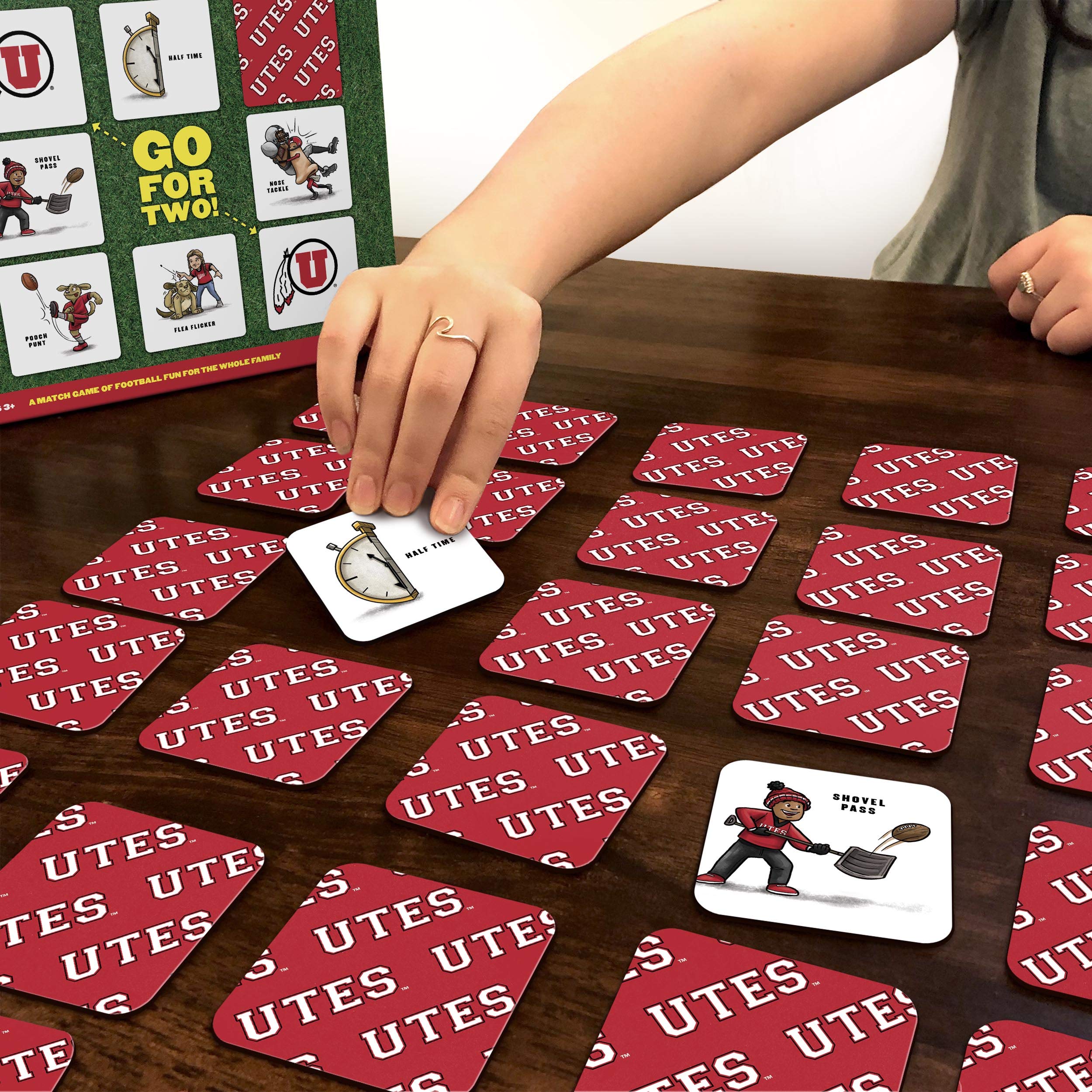 YouTheFan NCAA Utah Utes Licensed Memory Match Game - Sports Collectibles, Sports Memorabilia, Sports Fan Shop, Sports Gifts