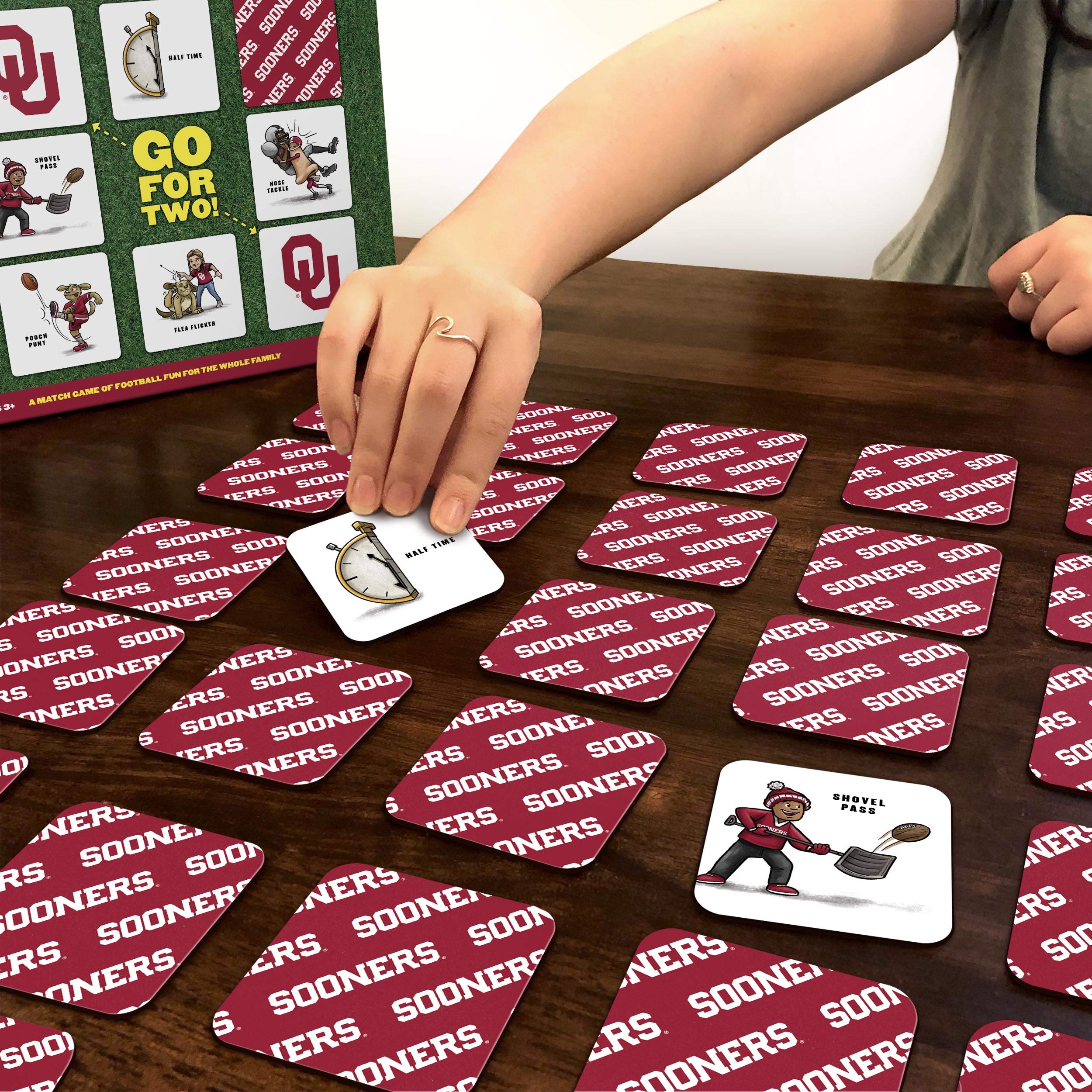 YouTheFan NCAA Oklahoma Sooners Licensed Memory Match Game - Sports Collectibles, Sports Memorabilia, Sports Fan Shop, Sports Gifts