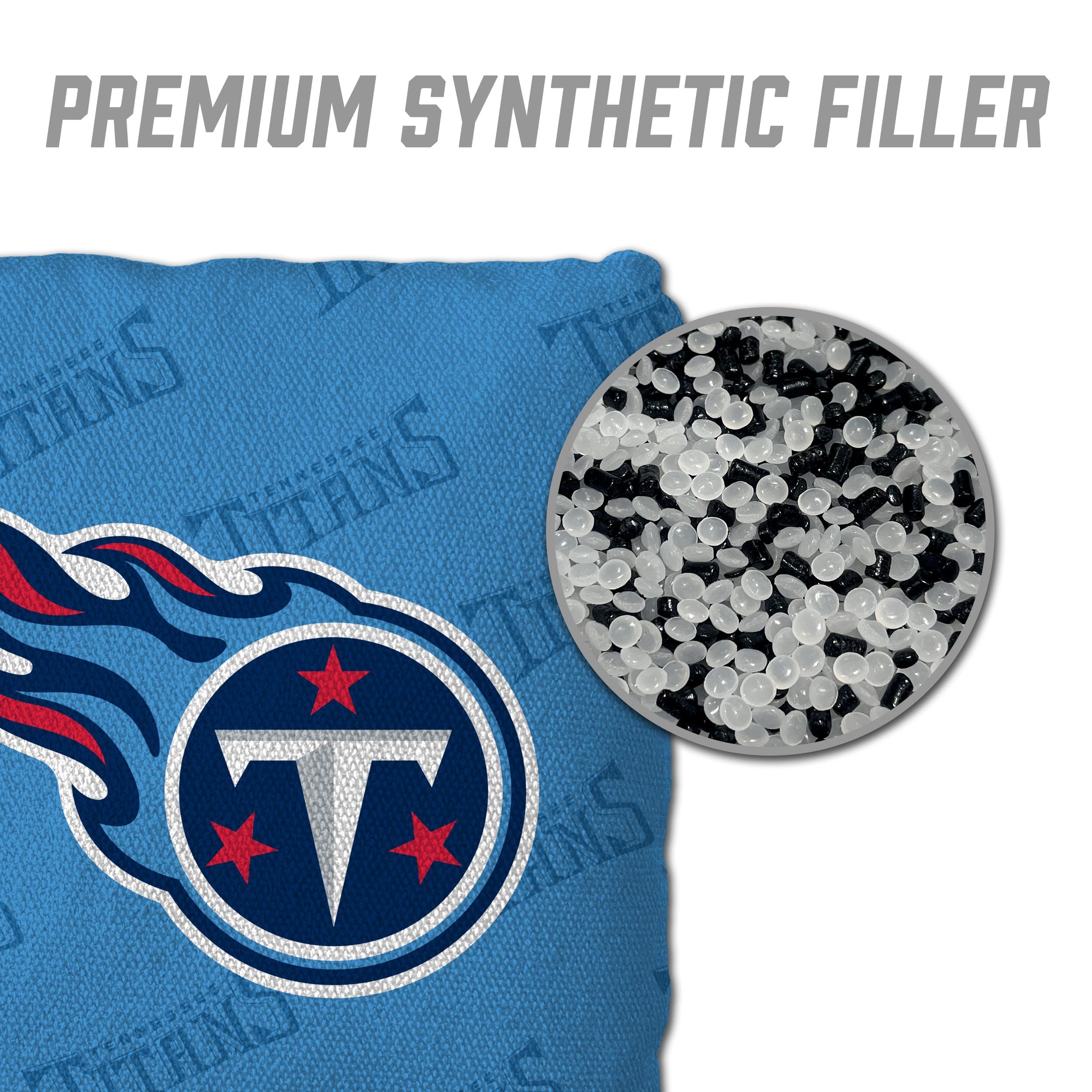 YouTheFan NFL Tennessee Titans Cornhole Bags - 4PK - Blue - Sports Collectibles, Sports Memorabilia, Sports Fan Shop, Sports Gifts