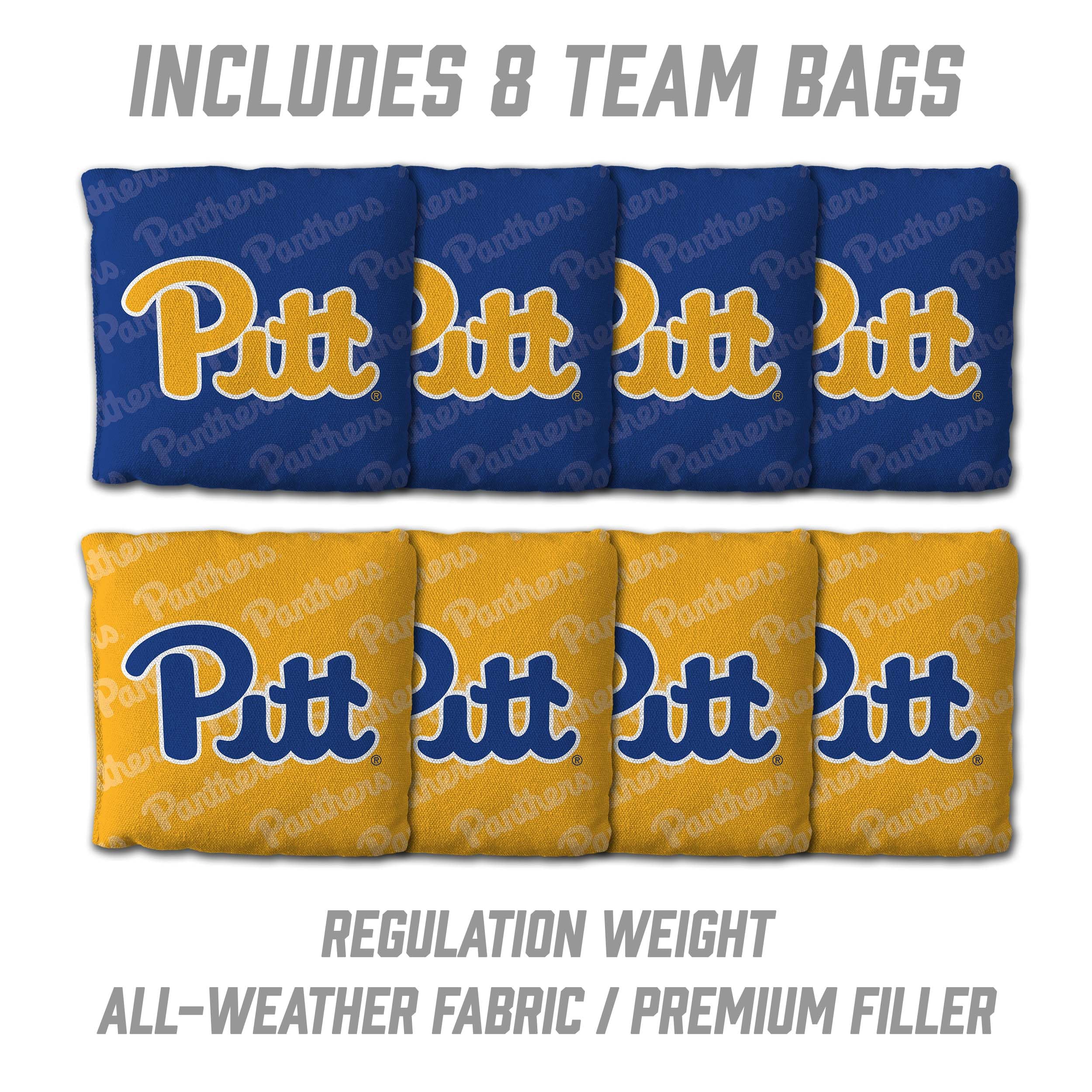 YouTheFan NCAA Pittsburgh Panthers 2’ x 3’ Wood Cornhole Game with Logo Bags - Sports Collectibles, Sports Memorabilia, Sports Fan Shop, Sports Gifts