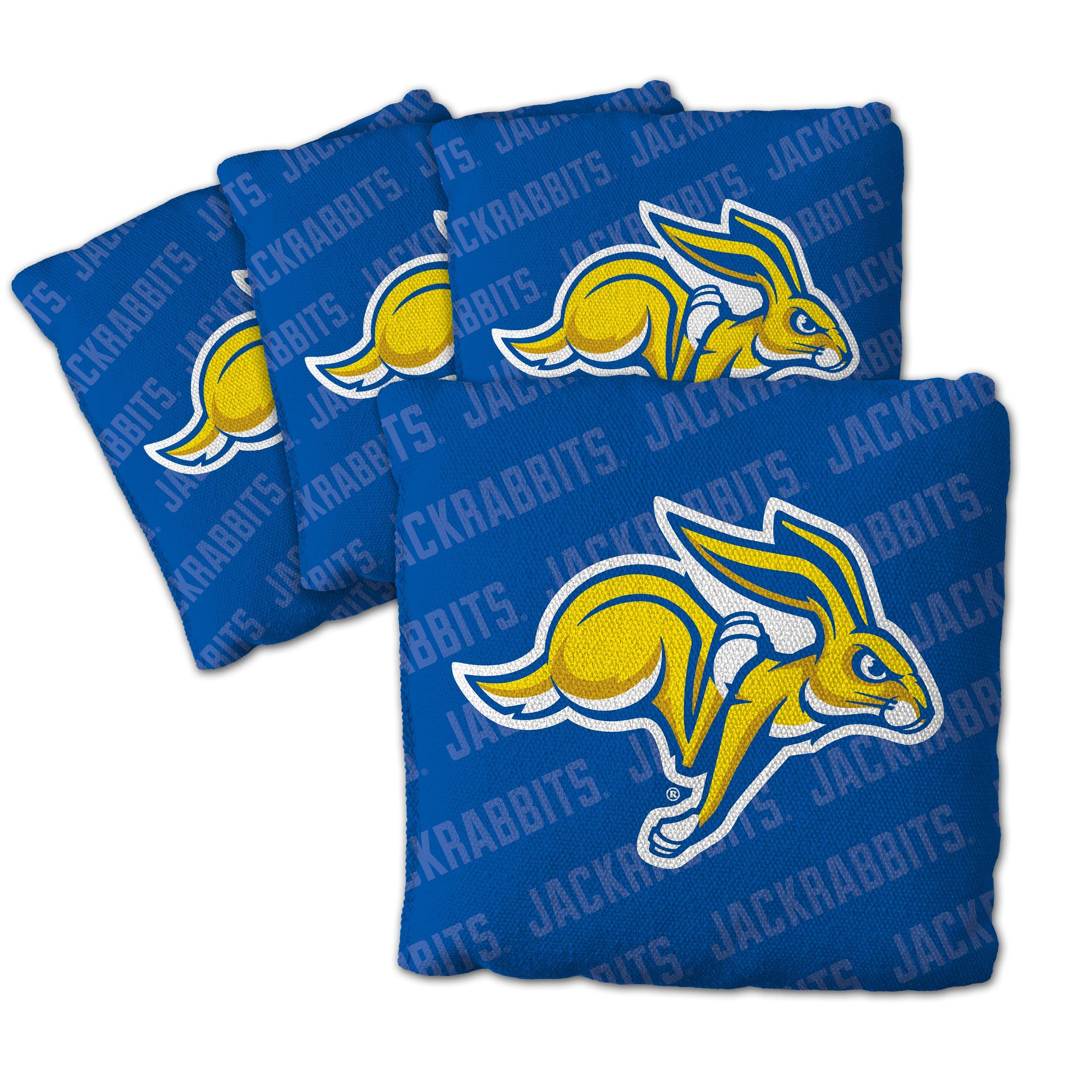 YouTheFan NCAA South Dakota State Jackrabbits Cornhole Bags - 4PK - Blue - Sports Gifts, Sports Memorabilia, Sports Collectibles, Fan Shop
