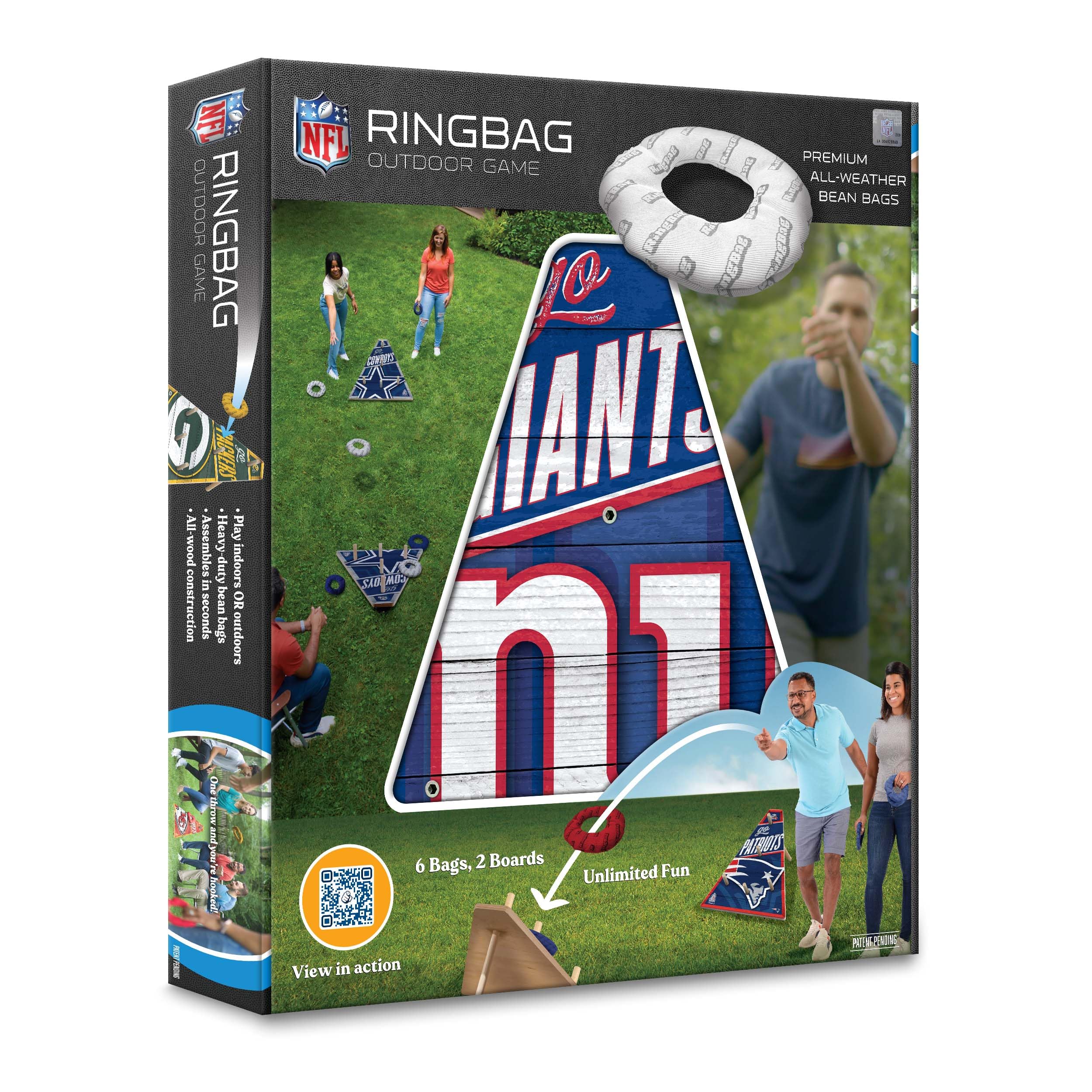 YouTheFan NFL New York Giants RingBag - Sports Collectibles, Sports Memorabilia, Sports Fan Shop, Sports Gifts