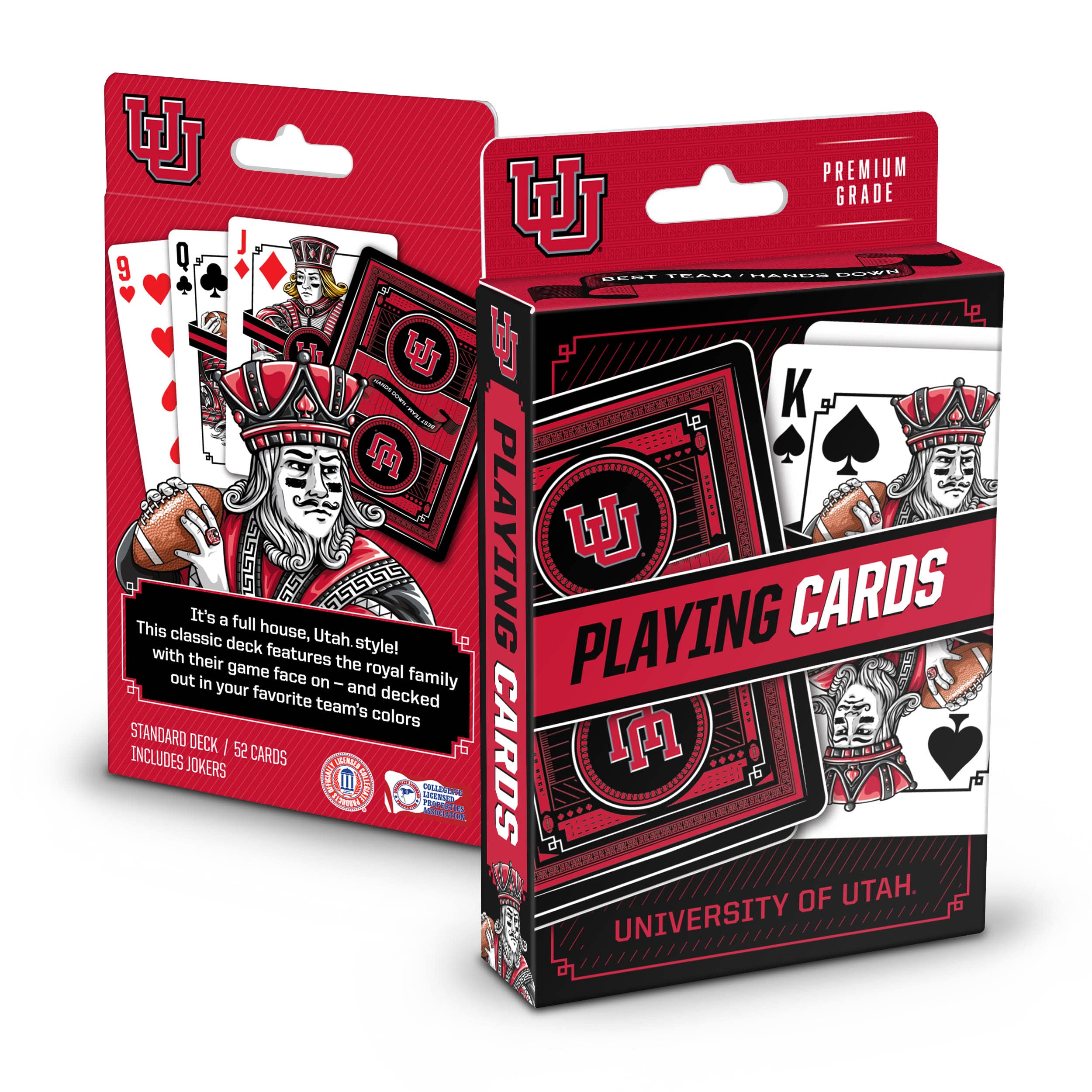 YouTheFan NCAA Utah Utes Classic Series Playing Cards - Sports Collectibles, Sports Memorabilia, Sports Fan Shop, Sports Gifts