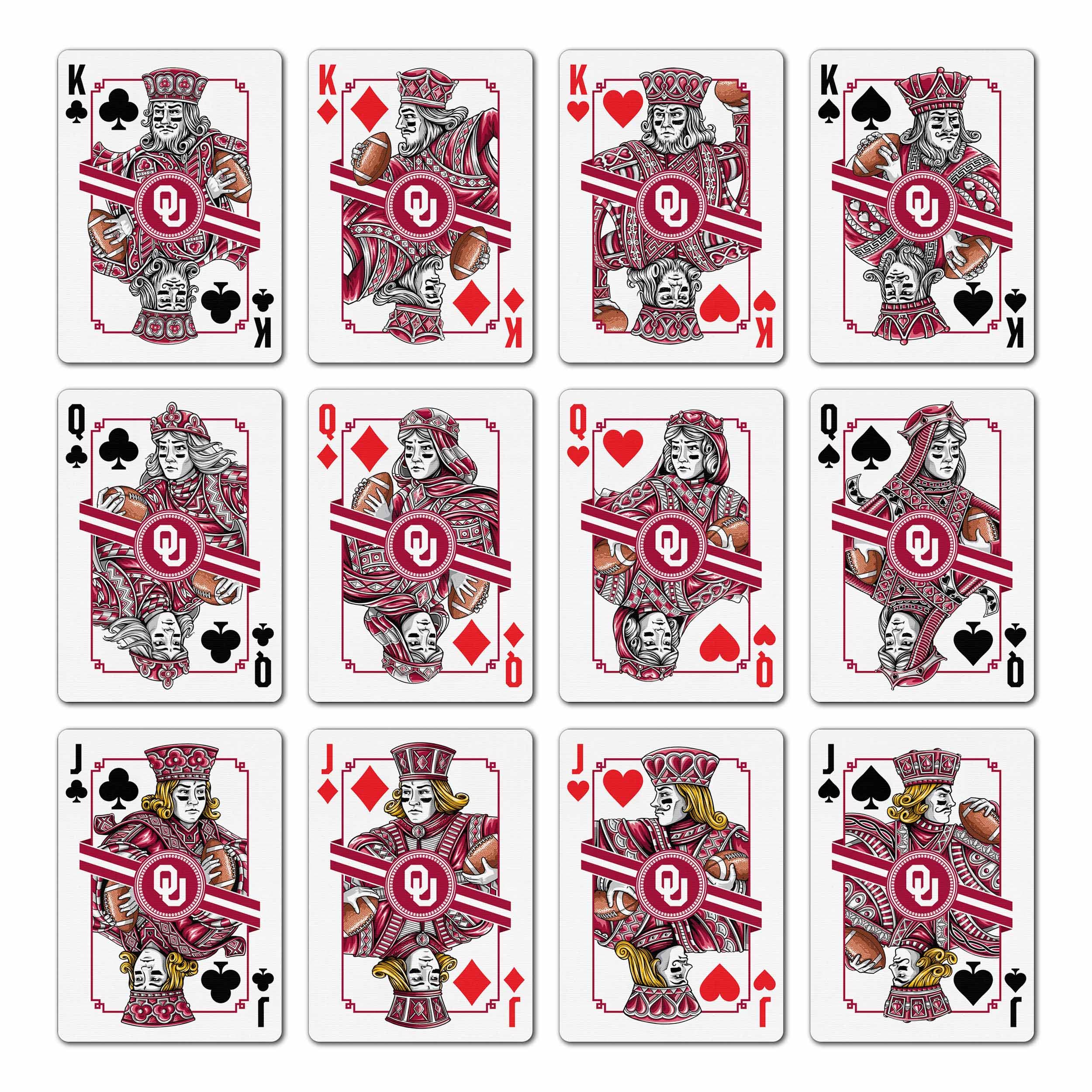 YouTheFan NCAA Oklahoma Sooners Classic Series Playing Cards - Sports Collectibles, Sports Memorabilia, Sports Fan Shop, Sports Gifts