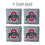 YouTheFan NCAA Ohio State Buckeyes Cornhole Bags - 4PK - Grey - Sports Collectibles, Sports Memorabilia, Sports Fan Shop, Sports Gifts