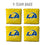 YouTheFan NFL Los Angeles Rams Cornhole Bags - 4PK - Yellow - Sports Collectibles, Sports Memorabilia, Sports Fan Shop, Sports Gifts