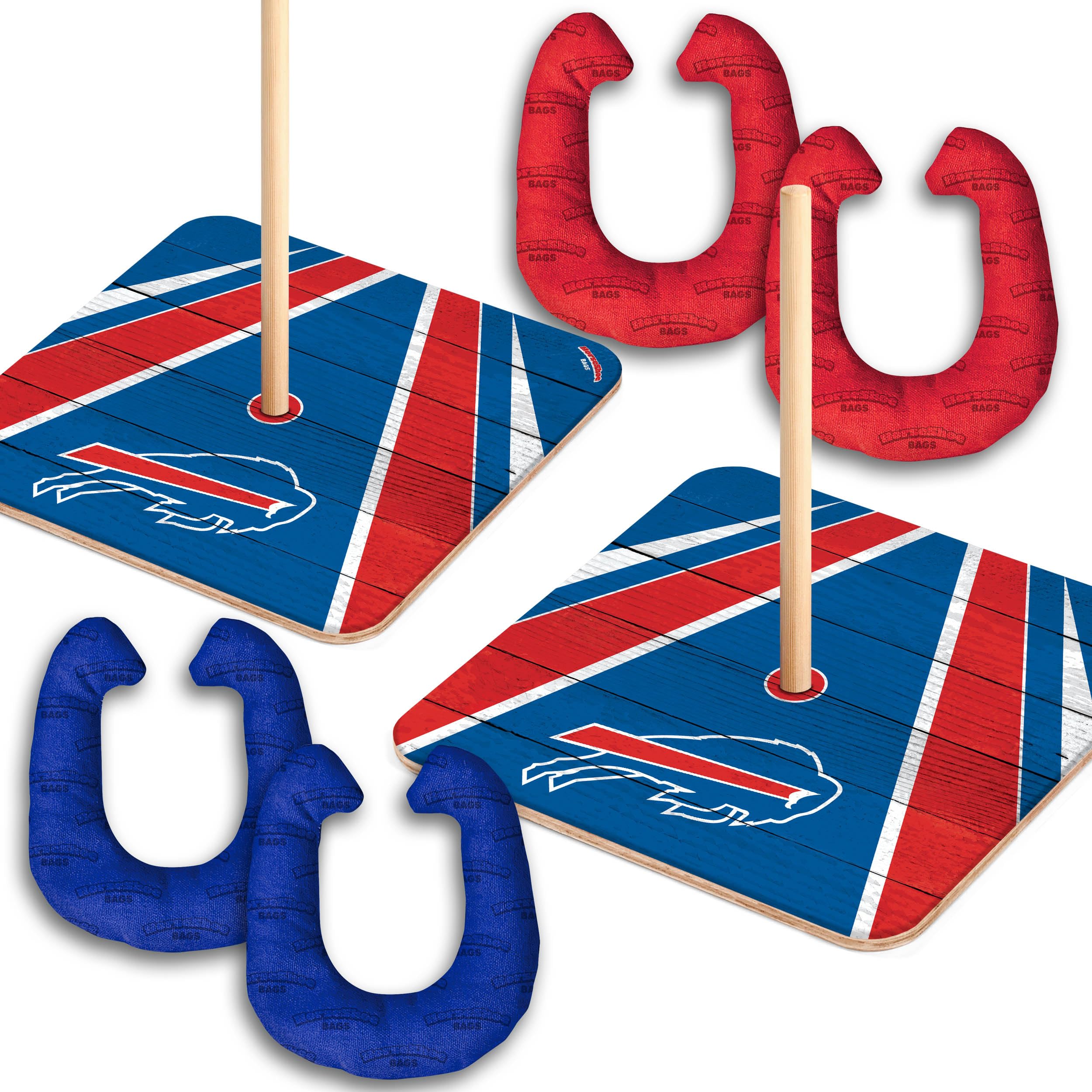 YouTheFan NFL Buffalo Bills Horseshoe Bags Game - Sports Collectibles, Sports Memorabilia, Sports Fan Shop, Sports Gifts