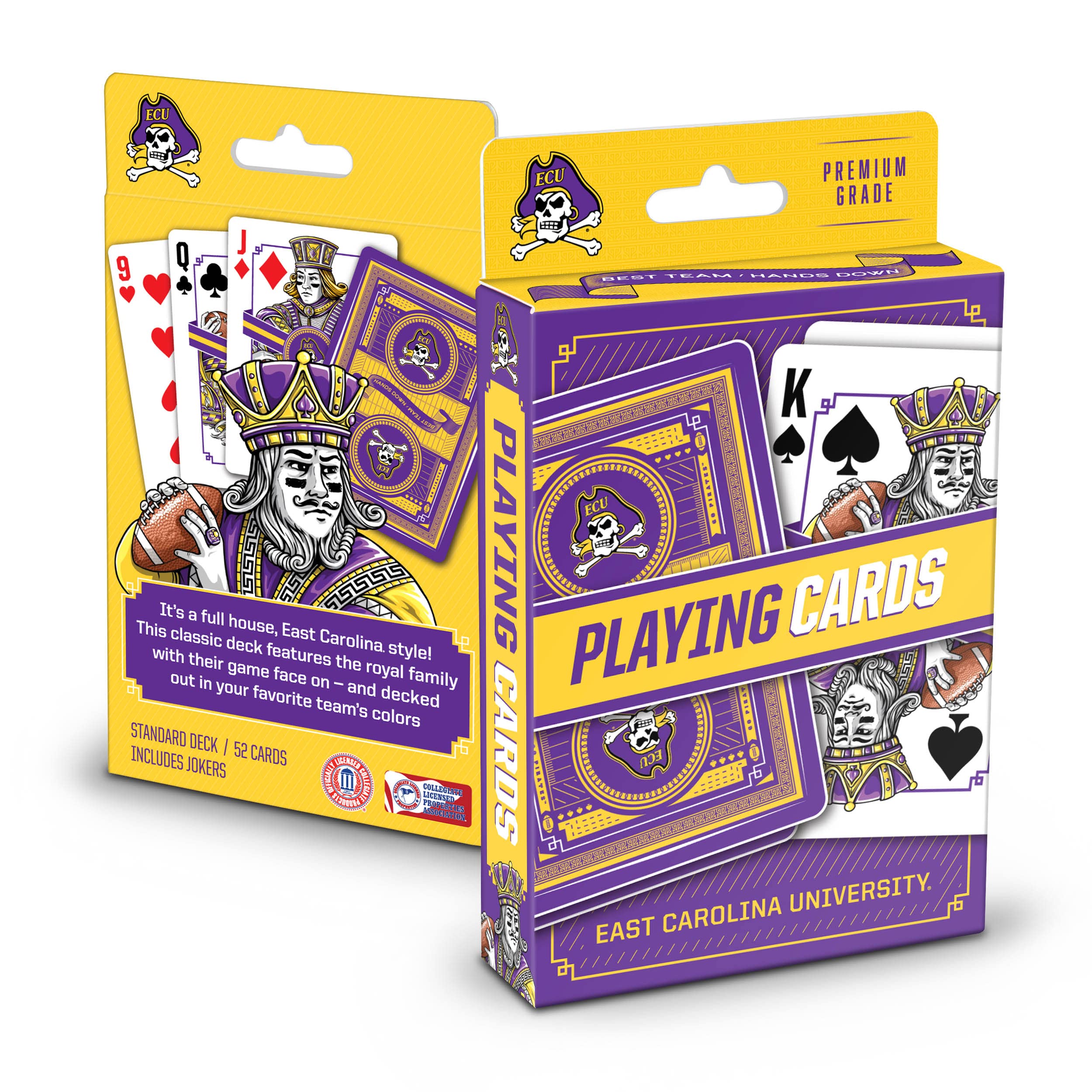 YouTheFan NCAA East Carolina Pirates Classic Series Playing Cards - Sports Collectibles, Sports Memorabilia, Sports Fan Shop, Sports Gifts