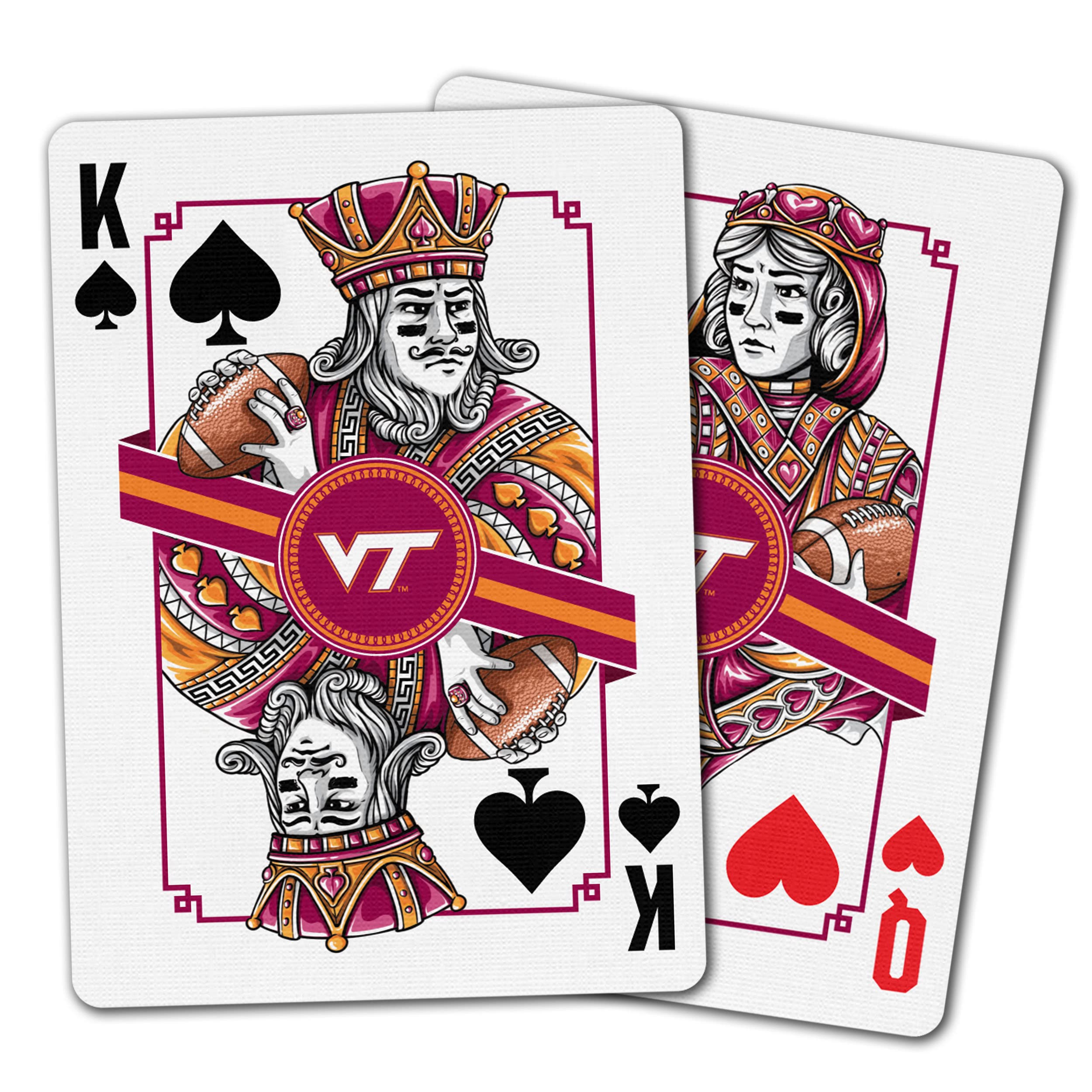 YouTheFan NCAA Virginia Tech Hokies Classic Series Playing Cards - Sports Collectibles, Sports Memorabilia, Sports Fan Shop, Sports Gifts